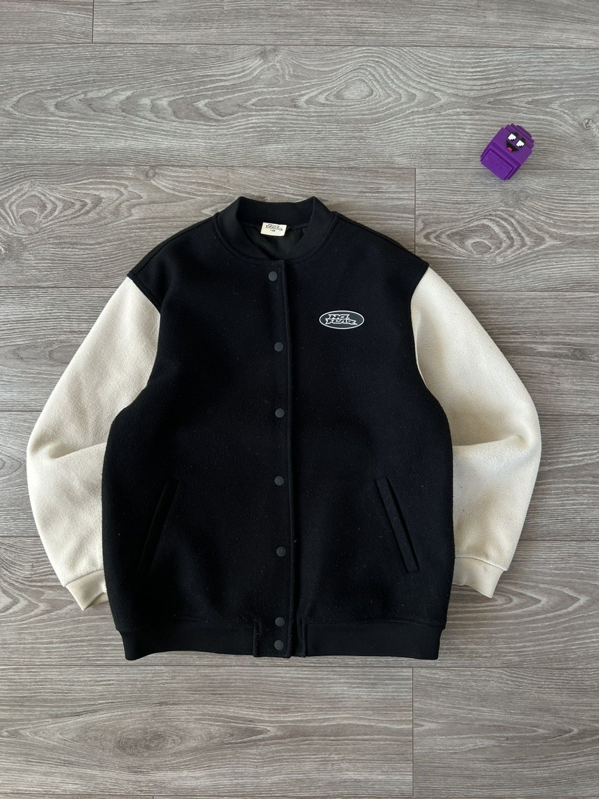 No Fear ‼️Teddy Fleece No Fear x H&M Big Logo Avant Garde Y2K Bomber Size US M / EU 48-50 / 2 - 13 Thumbnail