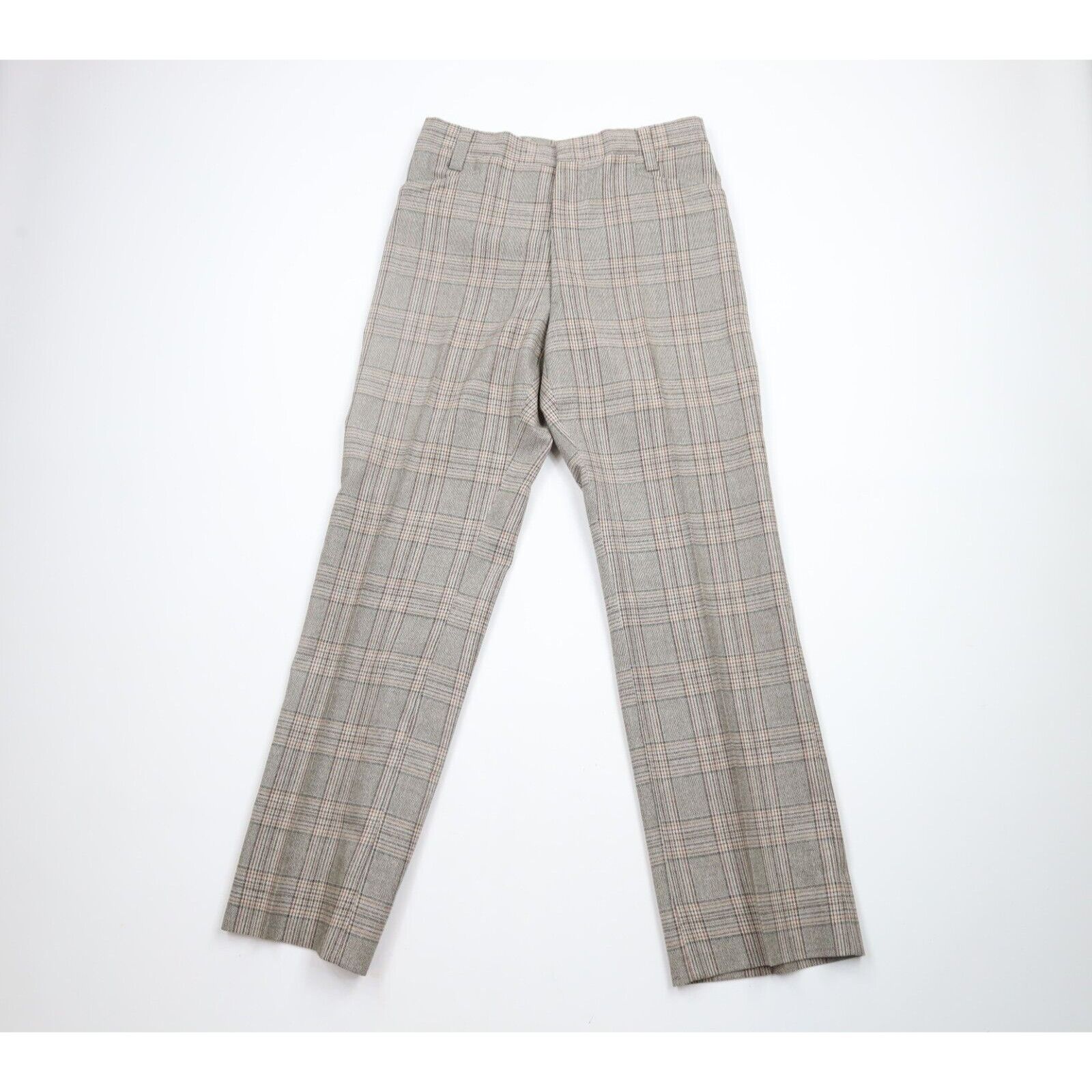 Vintage Vintage 60s 70s 2 Piece Wool Wedding Bell Bottoms Suit Size 38R - 12 Thumbnail