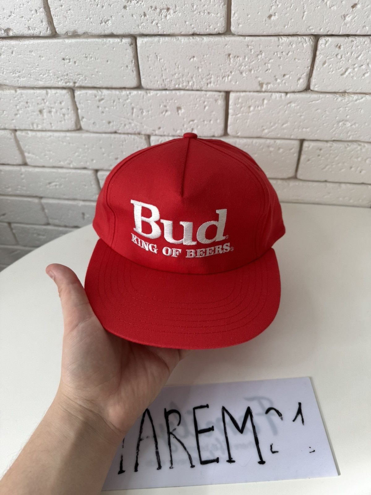 Vintage Bud King of Beers vintage cap hat Size ONE SIZE - 2 Thumbnail