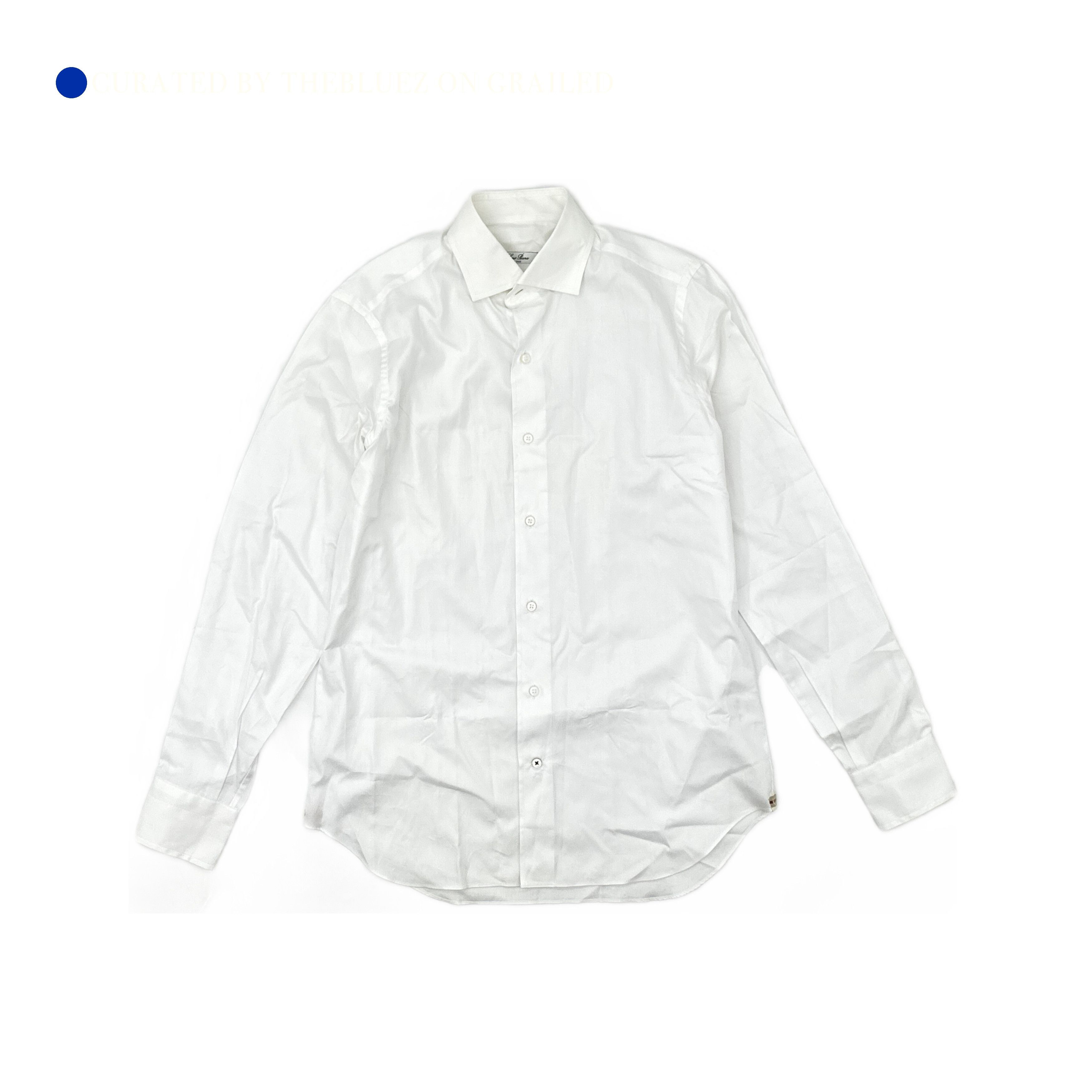 Loro Piana White Long Sleeve Button-Up Shirt Size US XXS / EU 40 - 1 Thumbnail