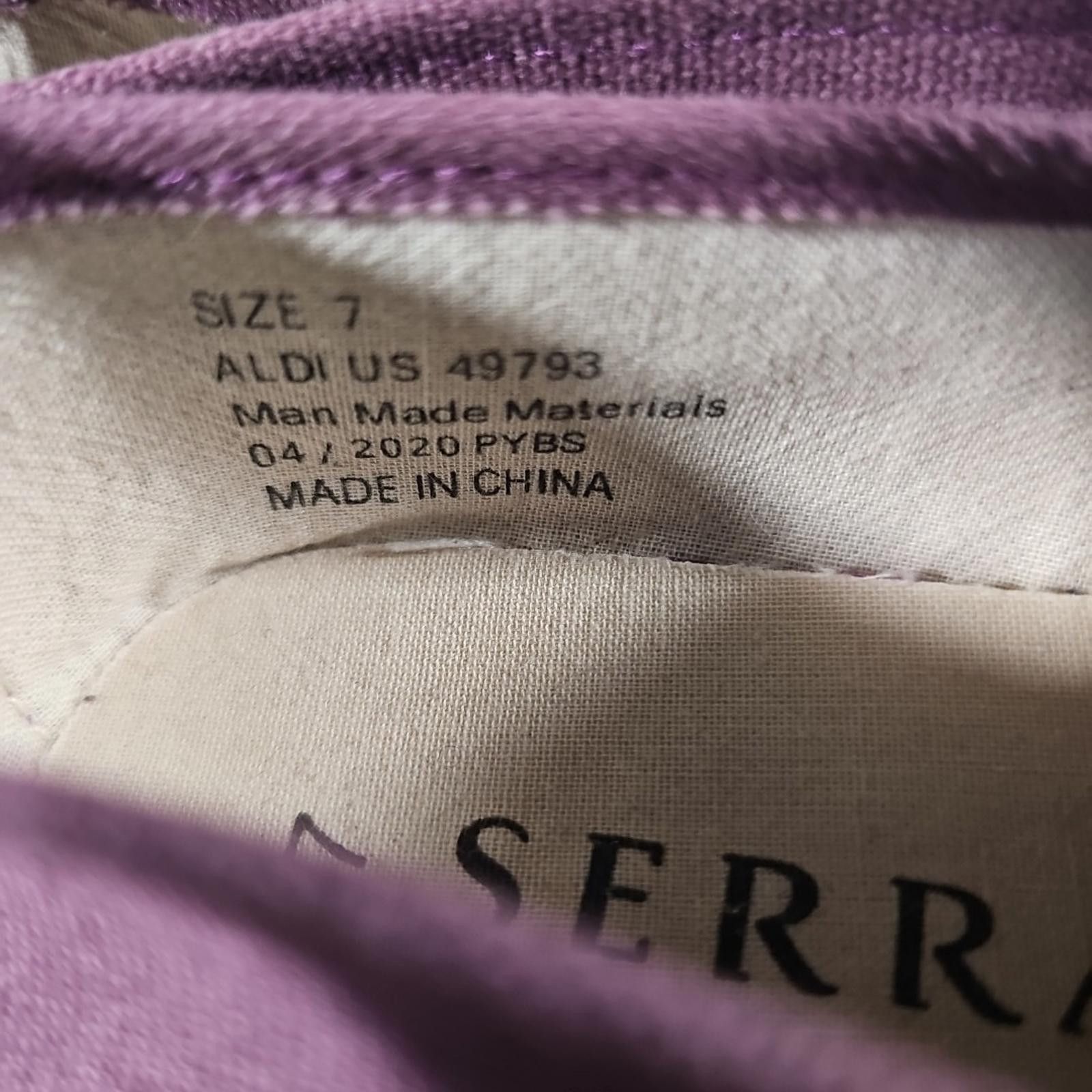 Marine Serre SERRA 49793 Purple Loafer Slip On Shoes Sz 7 Size US 7 / IT 37 - 5 Thumbnail