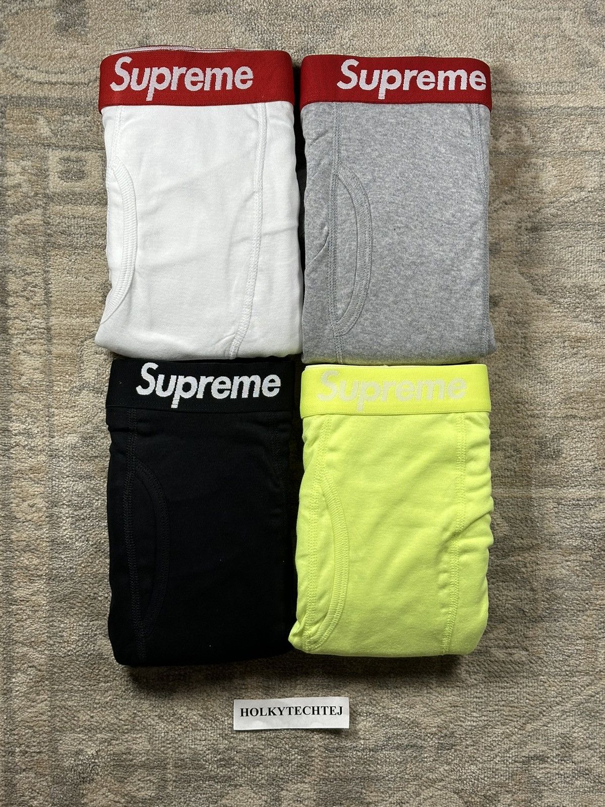 Supreme 4-Pack Supreme Hanes Boxers - L Size ONE SIZE - 1 Preview