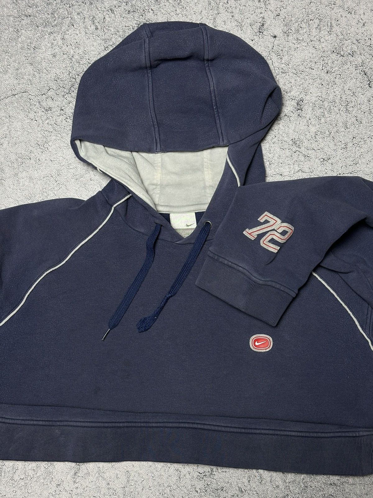 Nike Vintage Nike Cortez Distressed Faded Hoodie “COR72Z” Size US L / EU 52-54 / 3 - 5 Thumbnail