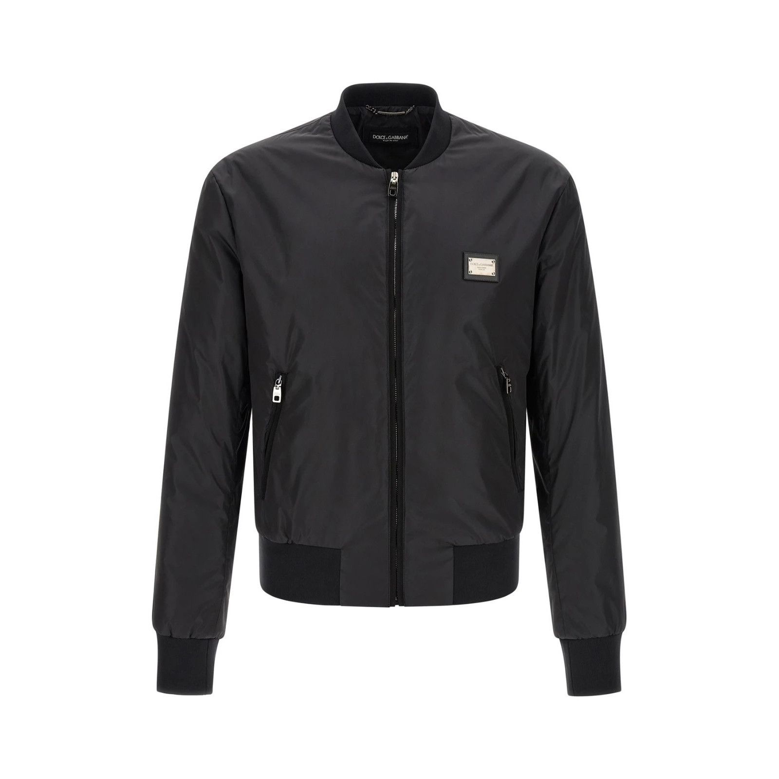 Dolce & Gabbana DOLCE & GABBANA Black plaque bomber Jacket New & Authentic ( Size US XXL / EU 58 / 5 - 1 Thumbnail