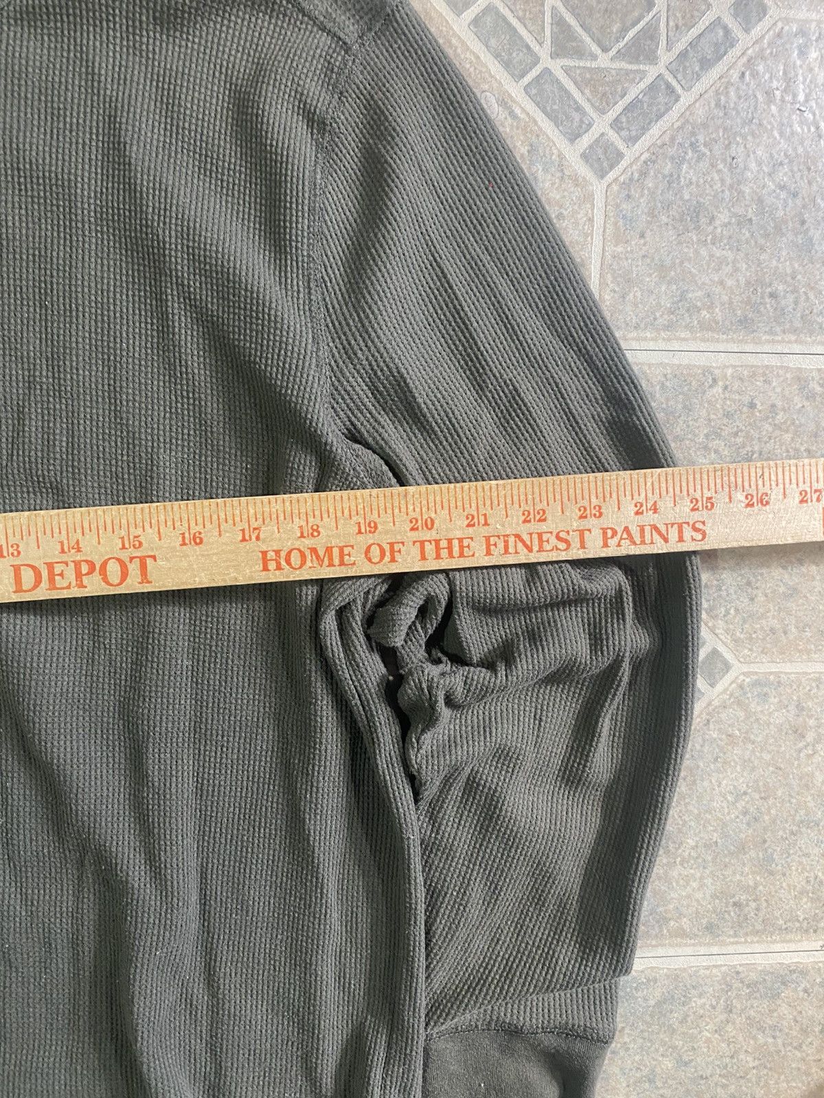 Other Vintage Y2K waffle knit thermal long sleeve green Size US M / EU 48-50 / 2 - 4 Thumbnail