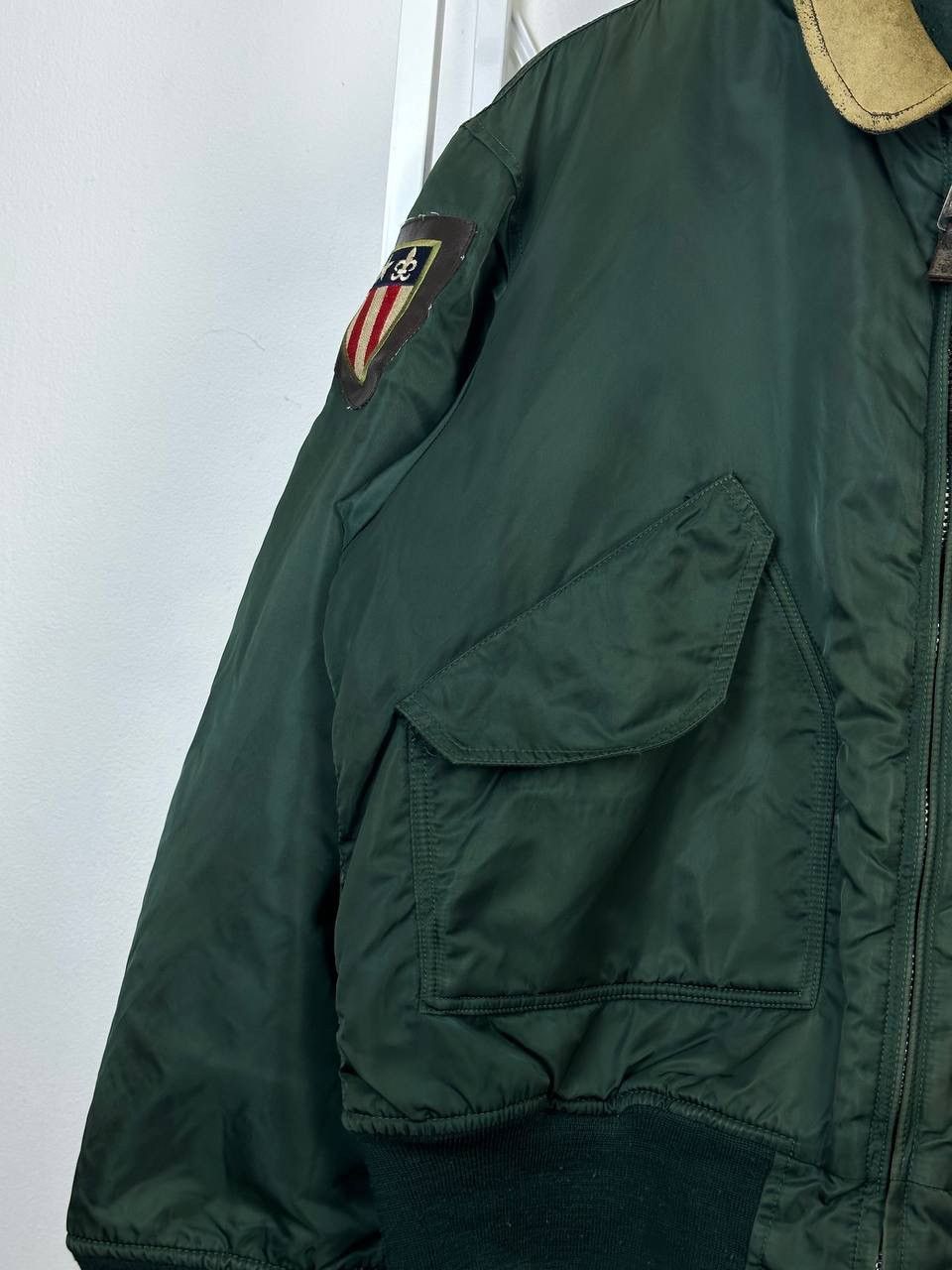 Alpha Industries × Vintage Vintage Alpha Industries Bomber Flyer’s CWU-45P (Pit 26) Size US L / EU 52-54 / 3 - 3 Thumbnail