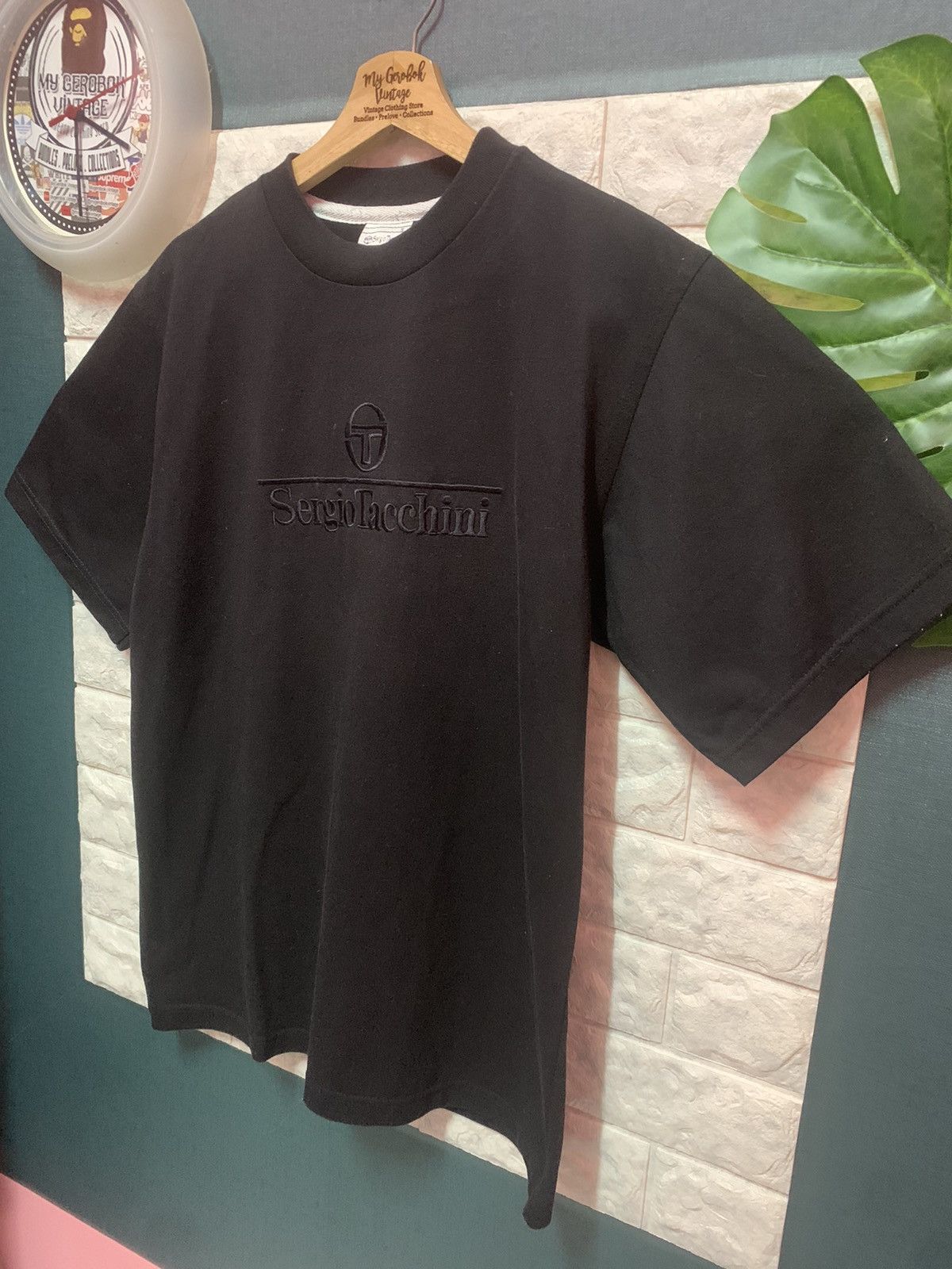 Sergio Tacchini × Vintage RARE!! Shirt SERGIO TARCCHINI Size US M / EU 48-50 / 2 - 4 Thumbnail