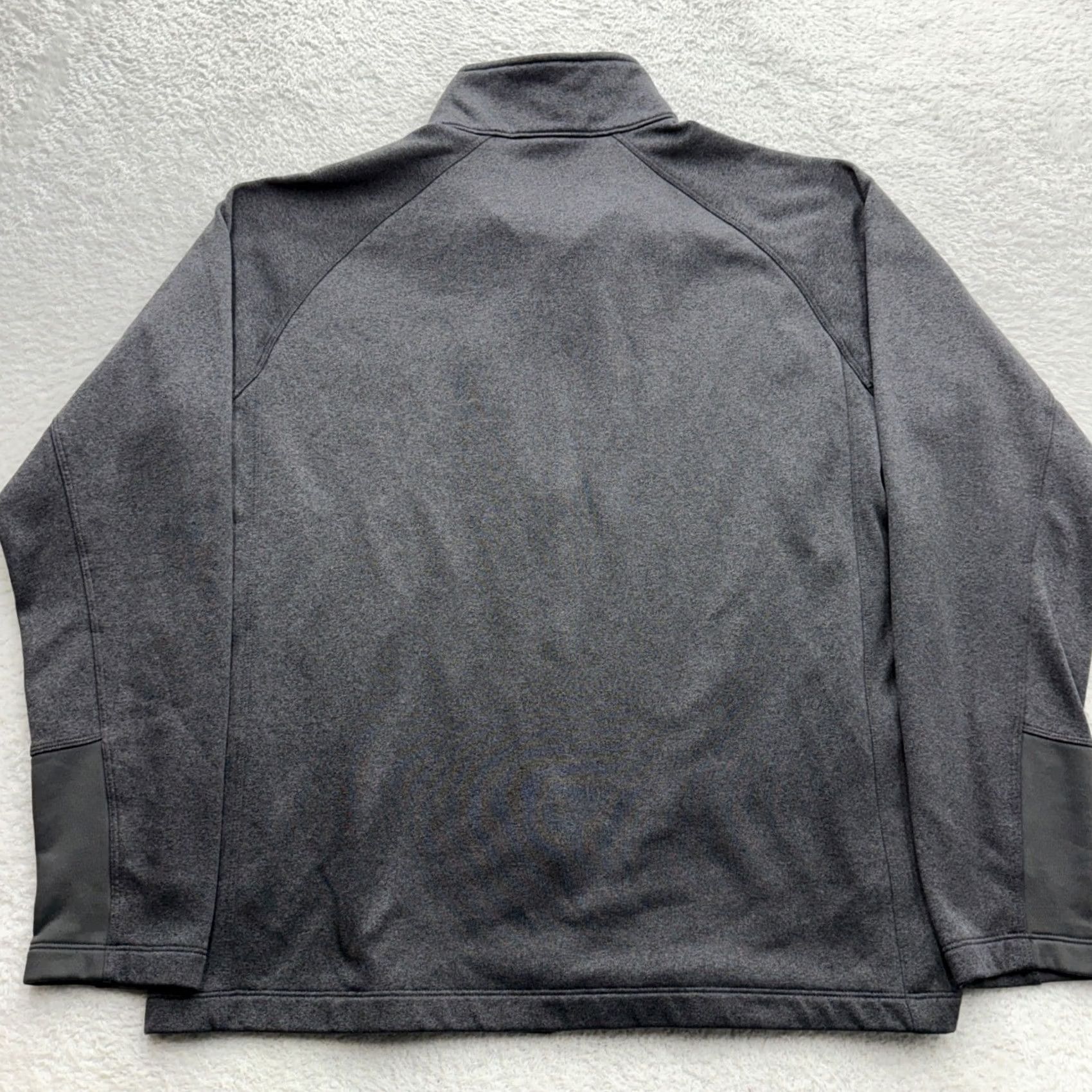 The North Face The North Face Mens Gray Full Zip Fleece Jacket Red Trim Outdoor Hiking XL Jacket Mens Gray Zip Fleece Jacket Red Trim Size US XL / EU 56 / 4 - 7 Thumbnail