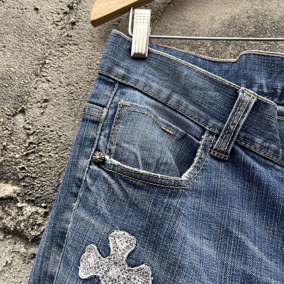 If Six Was Nine Red peppers distressed pants like a chrome hearts Size US 34 / EU 50 - 7 Thumbnail