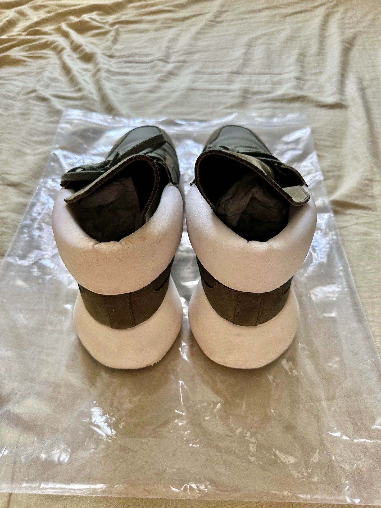 Rick Owens Rick Owens x Adidas RO Runner Green Leather Size US 9.5 / EU 42-43 - 3 Thumbnail