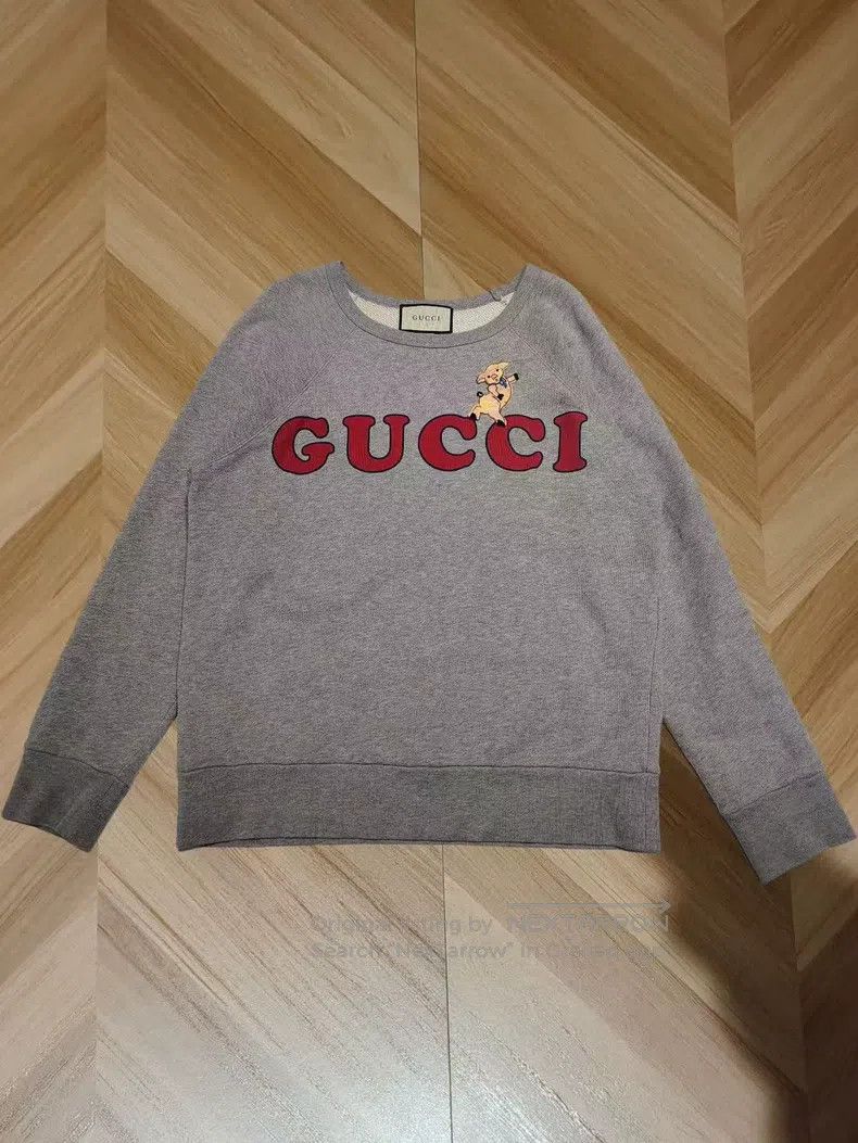 Gucci Gucci Grey sweatshirt Size US S / EU 44-46 / 1 - 1 Thumbnail