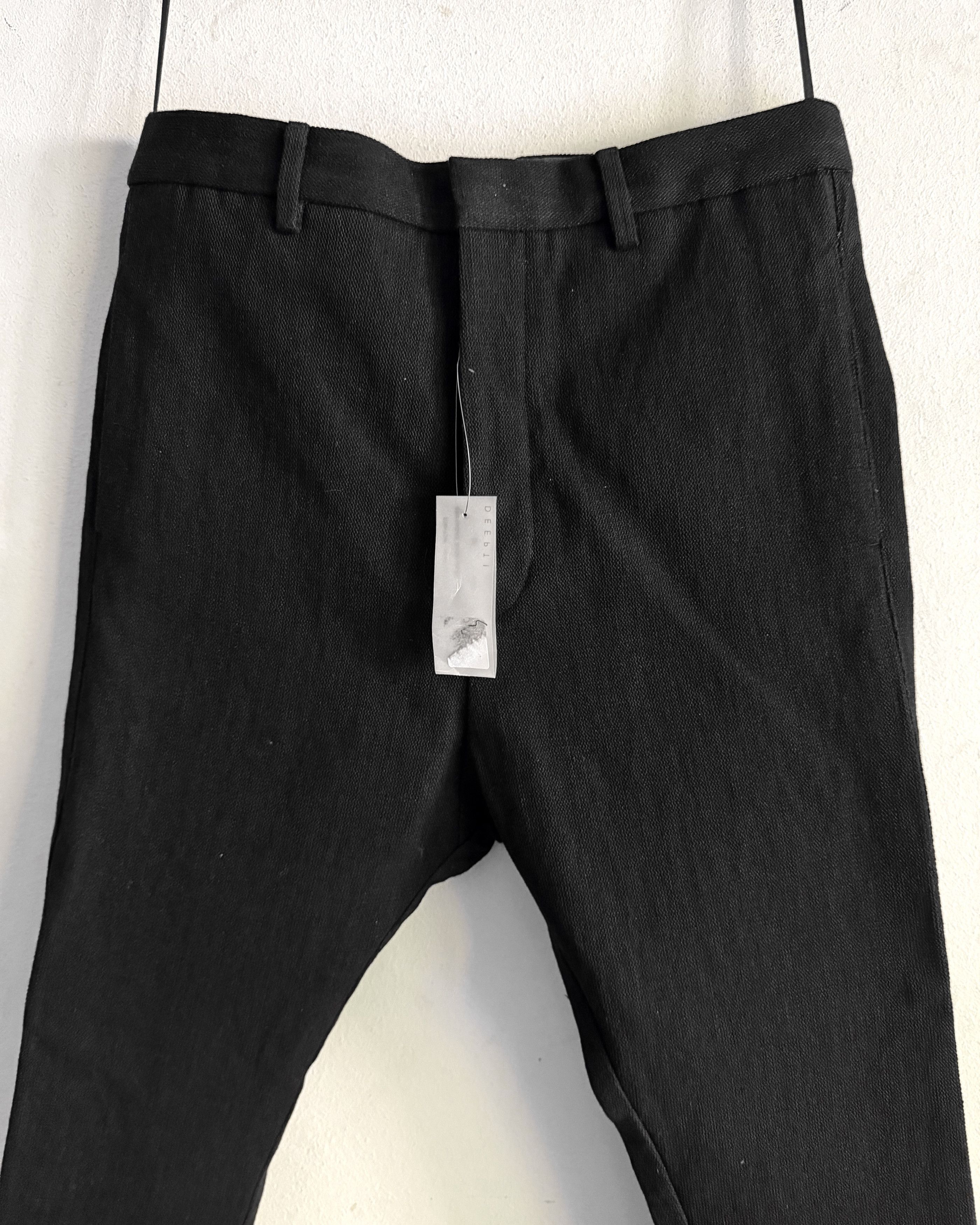 Deepti DEEPTI Shale Low Crotch Membrane Trousers Size US 34 / EU 50 - 3 Thumbnail