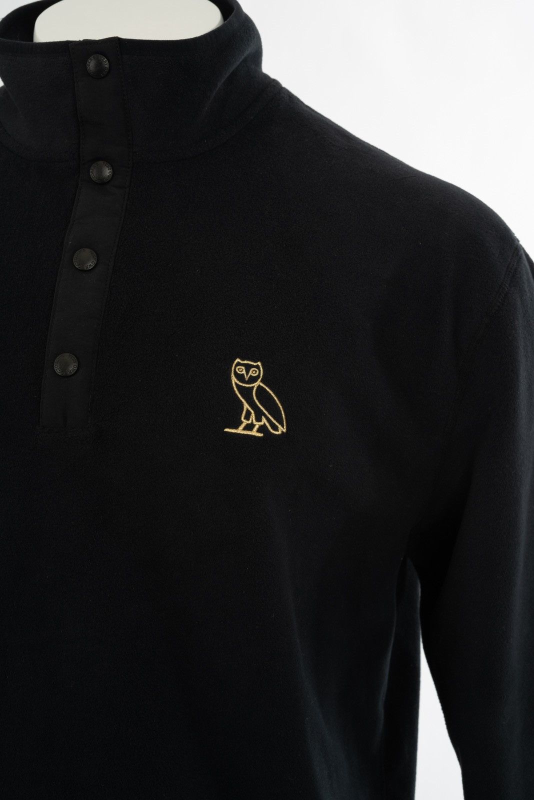 October's Very Own × Polartec OVO x Polartec Fleece Snap Mock Neck Pullover Black Sz XL Size US XL / EU 56 / 4 - 2 Thumbnail