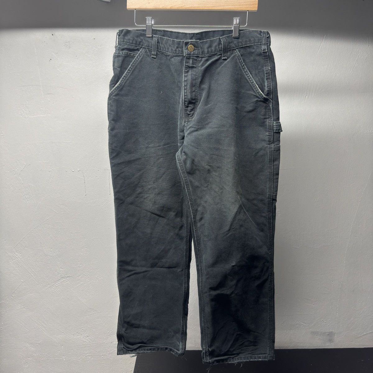Carhartt Carhartt Thrashed Faded Distressed Pants ERD Grunge Size US 34 / EU 50 - 1 Thumbnail