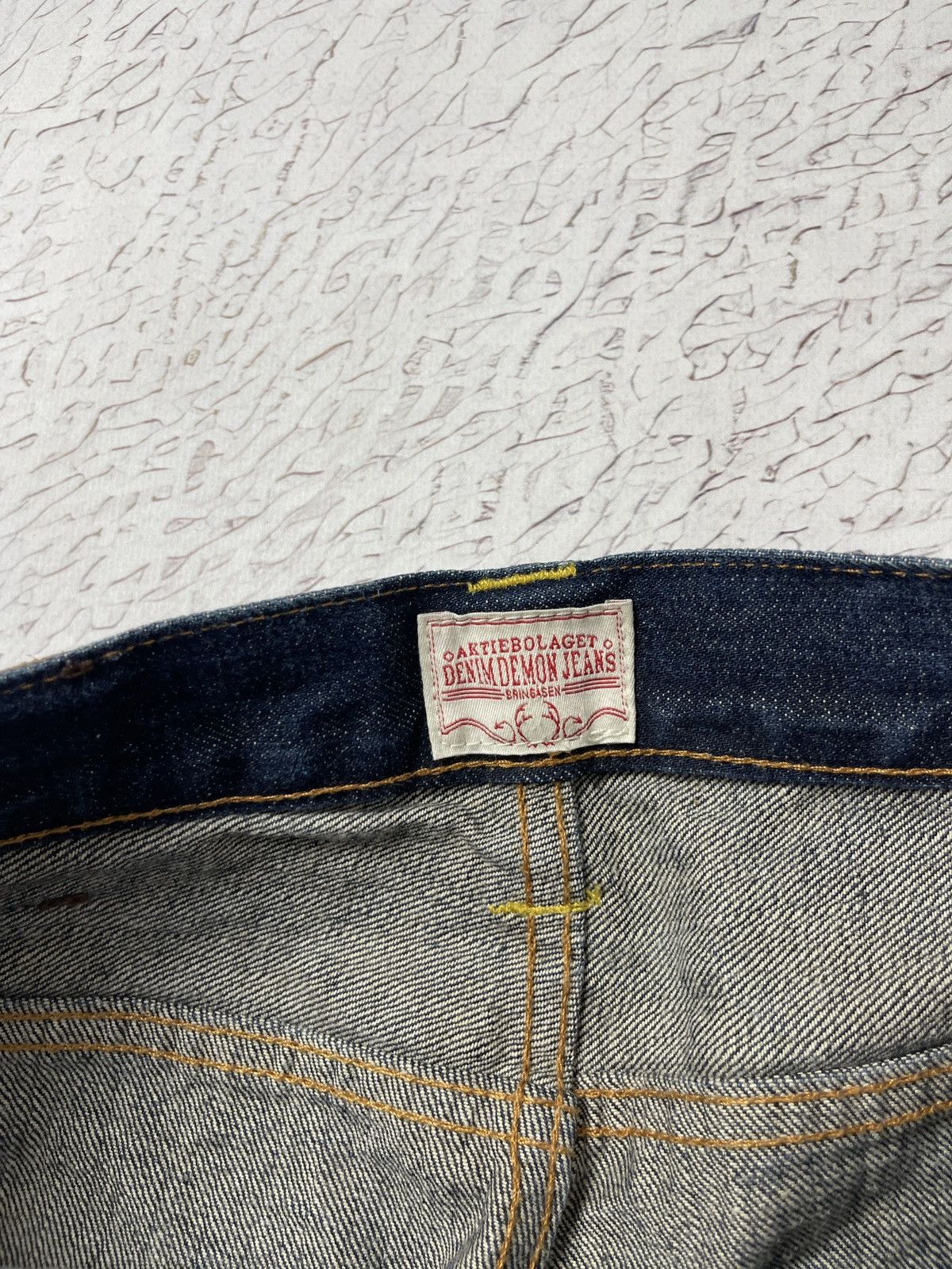 Denim Demon Aktiebolaget Denim Demon AAJJA Raw Selvedge Blue Jeans Men’s Size US 31 - 12 Thumbnail