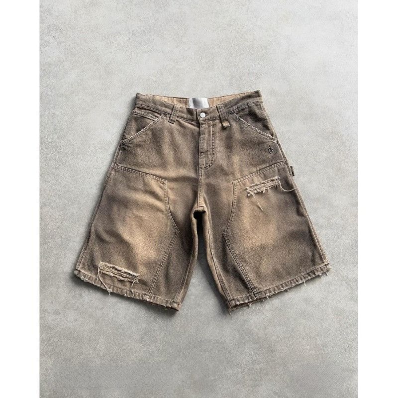 Vintage Skate Hiphop Cargo Shorts Size US 31 - 1 Thumbnail