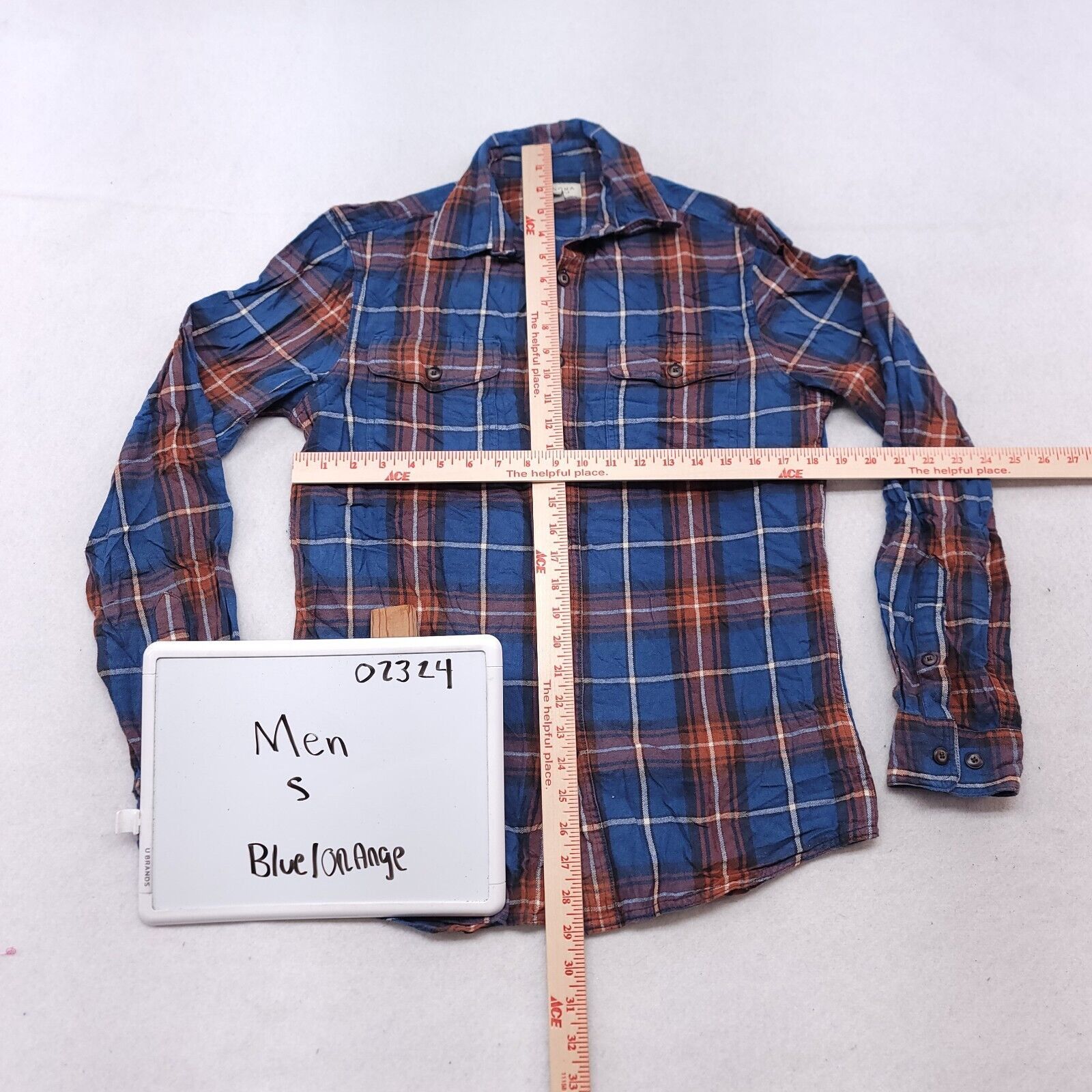 Sonoma Sonoma Tartan Flannel Button Up Shirt Mens Size Small S Blue Size US S / EU 44-46 / 1 - 6 Thumbnail