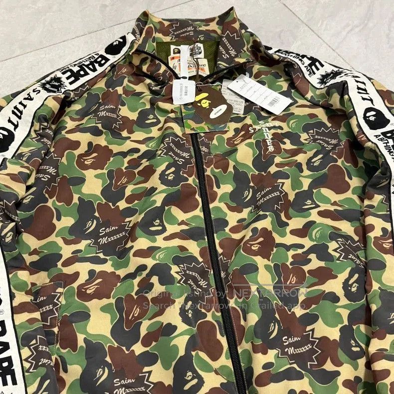 Bape SAINT Mxxxxxx x BAPE Camo Track Jacket. Size US M / EU 48-50 / 2 - 3 Thumbnail