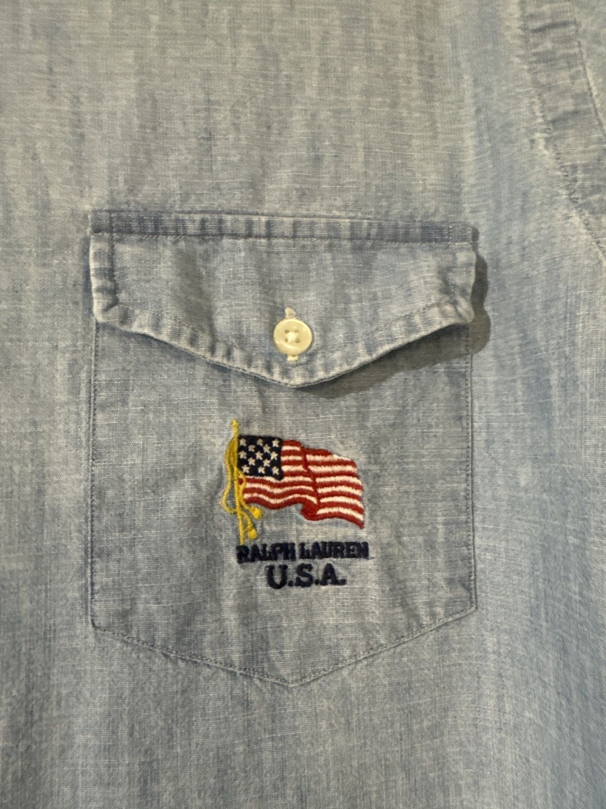 Polo Ralph Lauren Polo Ralph Lauren USA Pocket Shirt Size US L / EU 52-54 / 3 - 1 Thumbnail