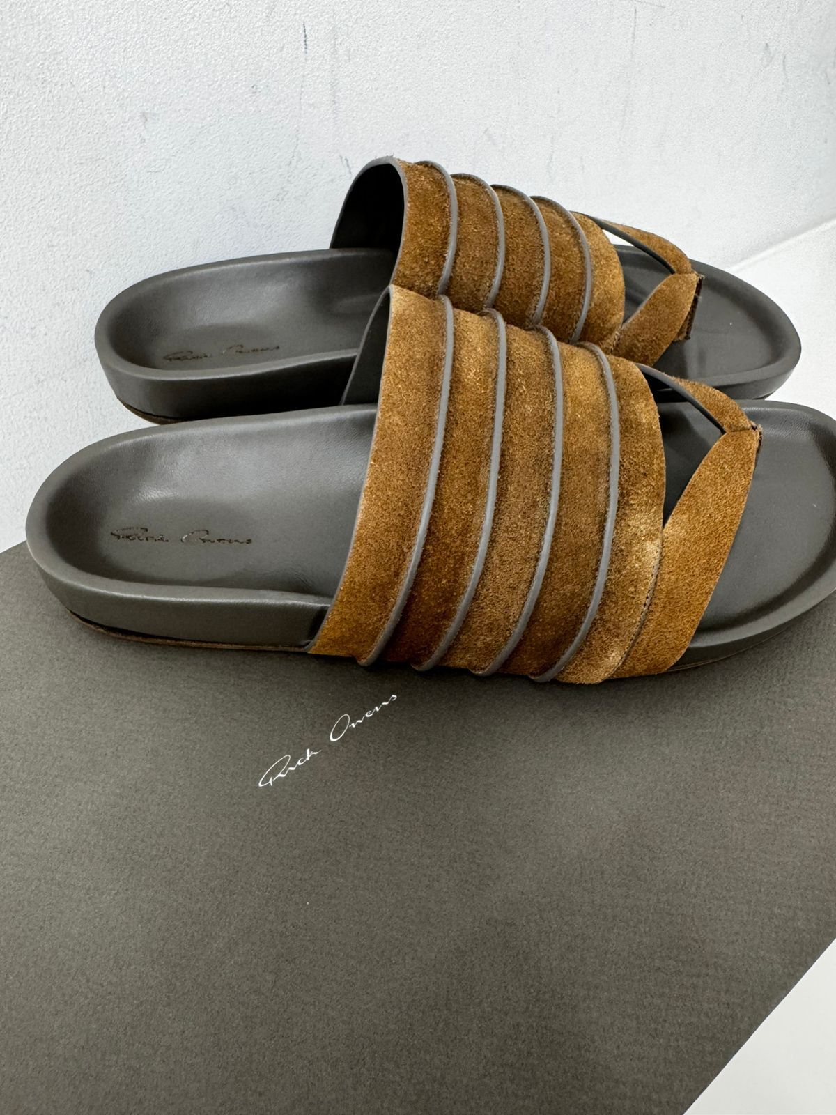 Rick Owens RICK OWENS RUHLMANN GRANOLA SLIDES Size US 10 / EU 43 - 1 Thumbnail
