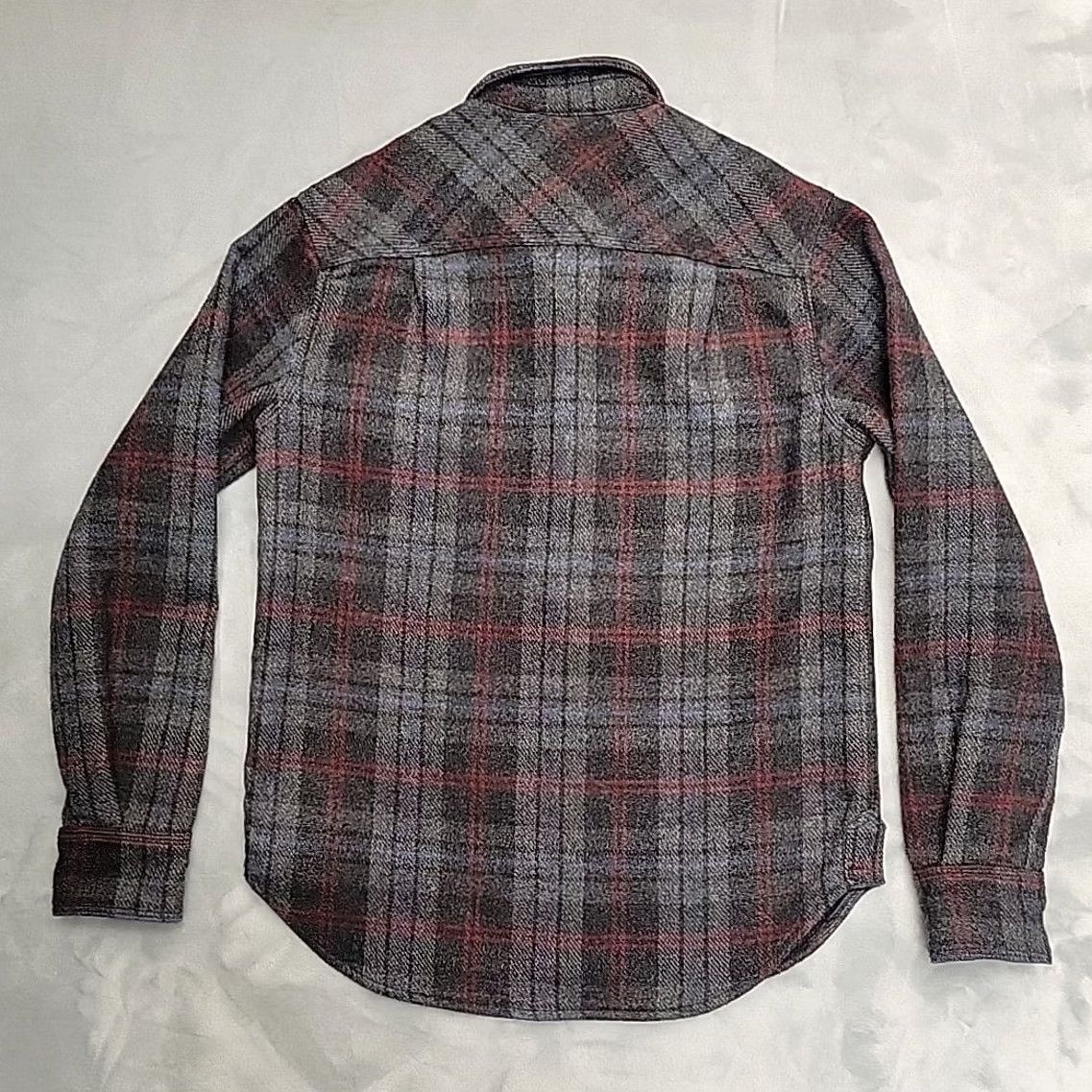 Vintage Chrome Industries Shirt Jacket Mens M Gray Plaid Wool Blend Classic Shacket Size US M / EU 48-50 / 2 - 6 Thumbnail