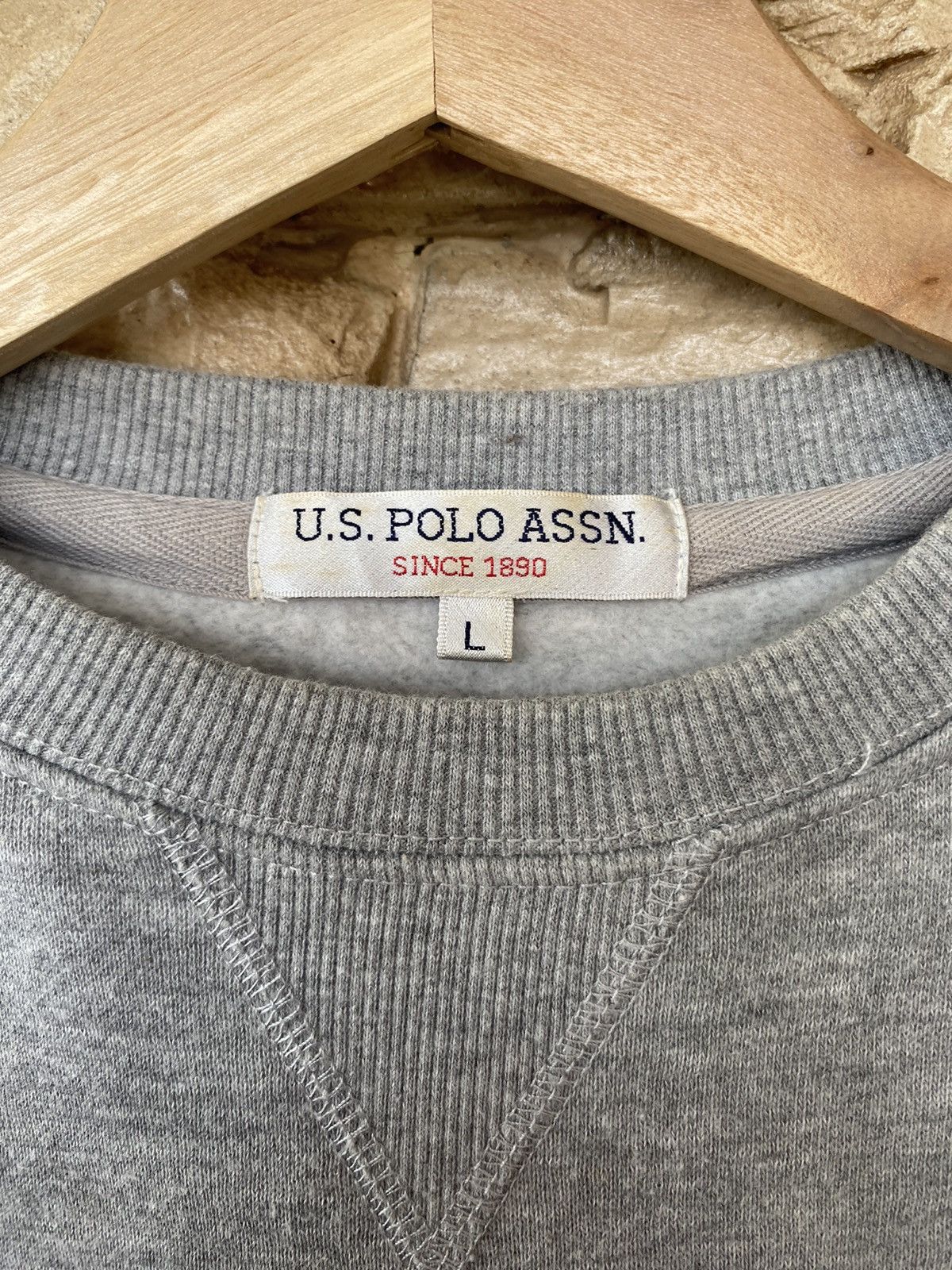U.S. Polo Assn. Vintage Polo Sweatshirt Size US L / EU 52-54 / 3 - 5 Thumbnail