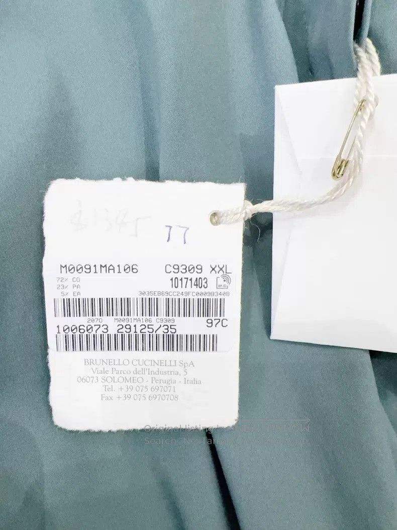 Brunello Cucinelli Brunello Cucinelli Shirt Size XXL / US 16-18 / IT 52-54 - 4 Thumbnail