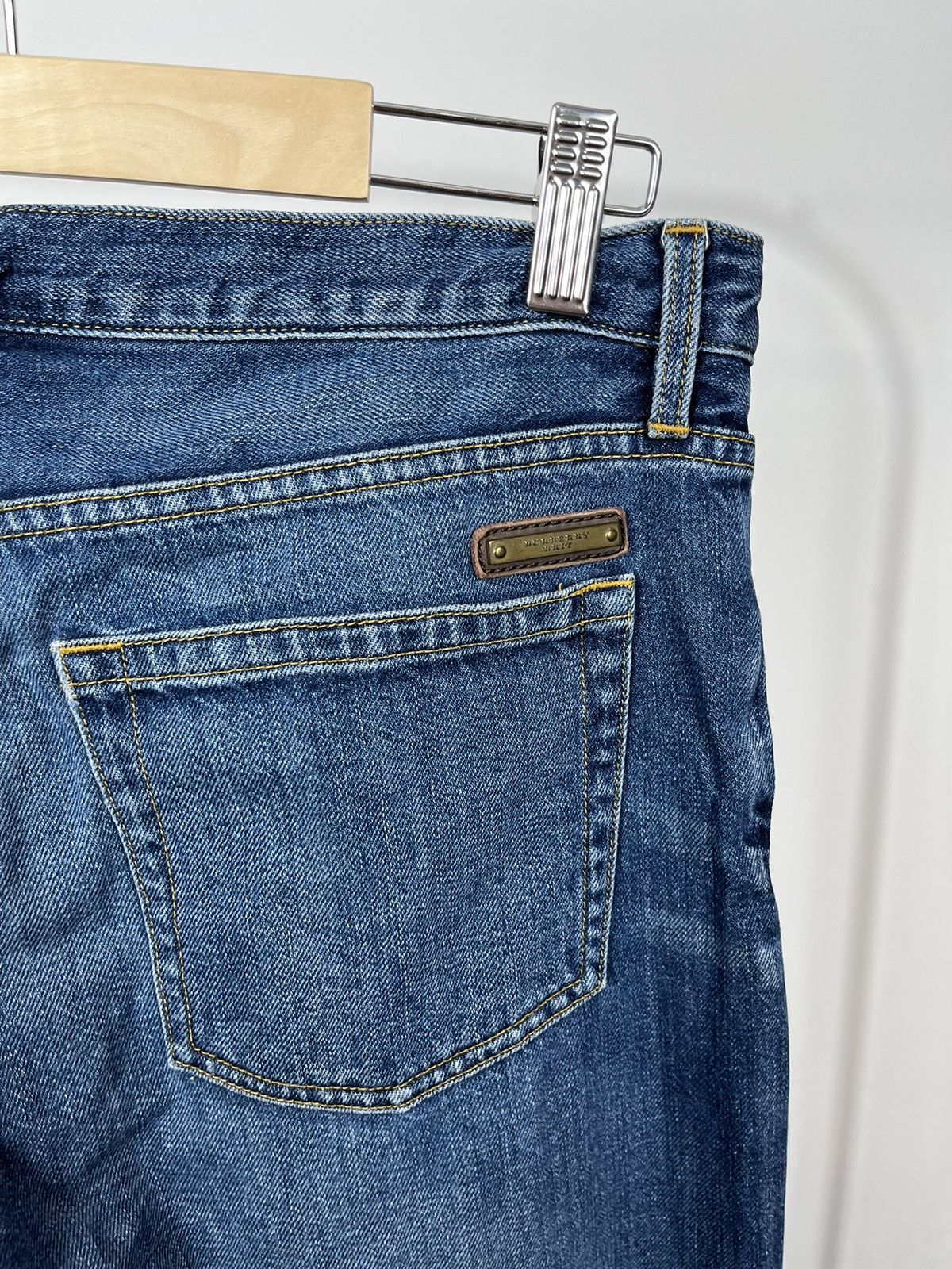 Burberry × Vintage Vintage Burberry Brit Jeans with metal logo Size US 31 - 11 Thumbnail