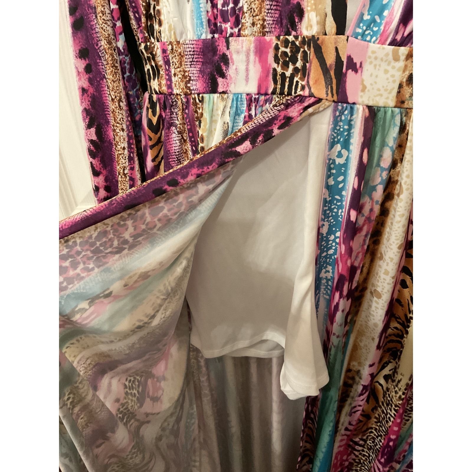Bebe Bebe Deep Plunging Maxi with Concealed Shorts, S Size S / US 4 / IT 40 - 10 Thumbnail