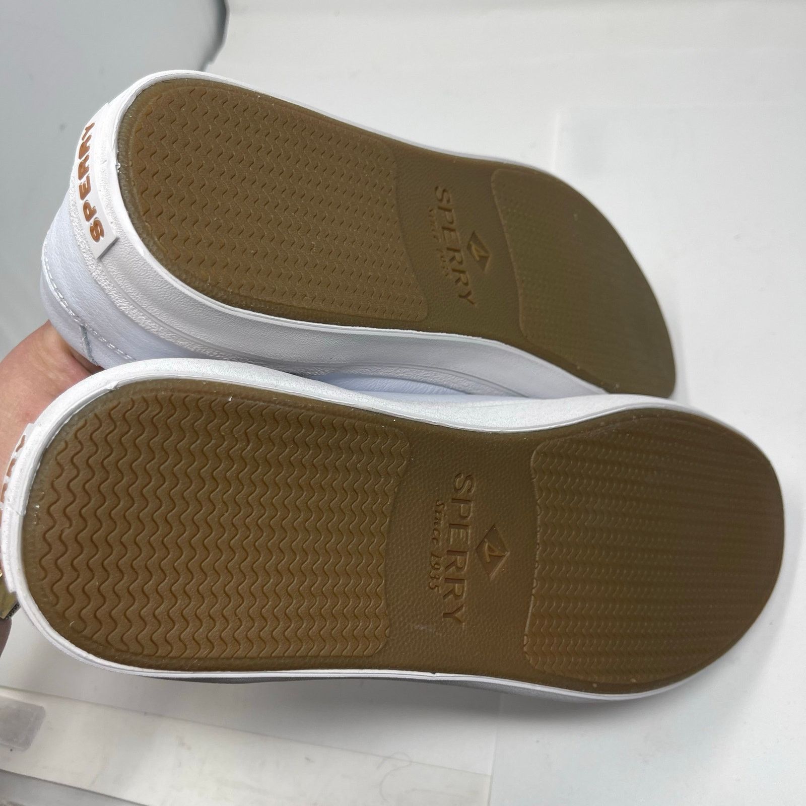 Sperry New Sperry Striper II LTT Leather White Sneaker sz 8.5 Size US 8.5 / EU 41-42 - 6 Thumbnail
