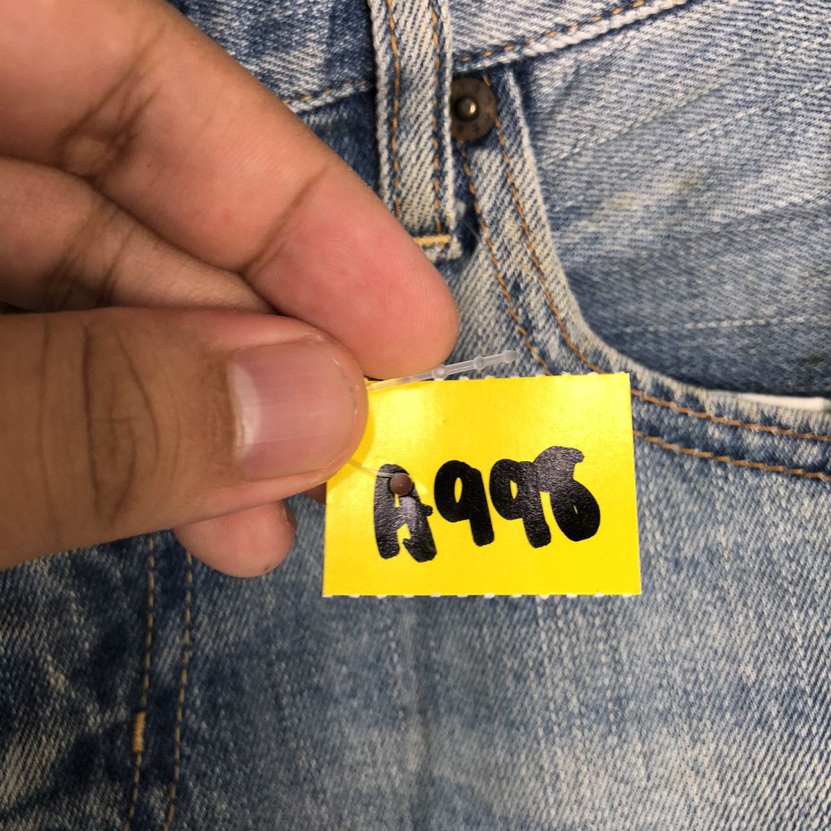 Uniqlo Uniqlo Boyfriend Blue Distressed Denim Pants #A998 Size US 32 / EU 48 - 14 Thumbnail