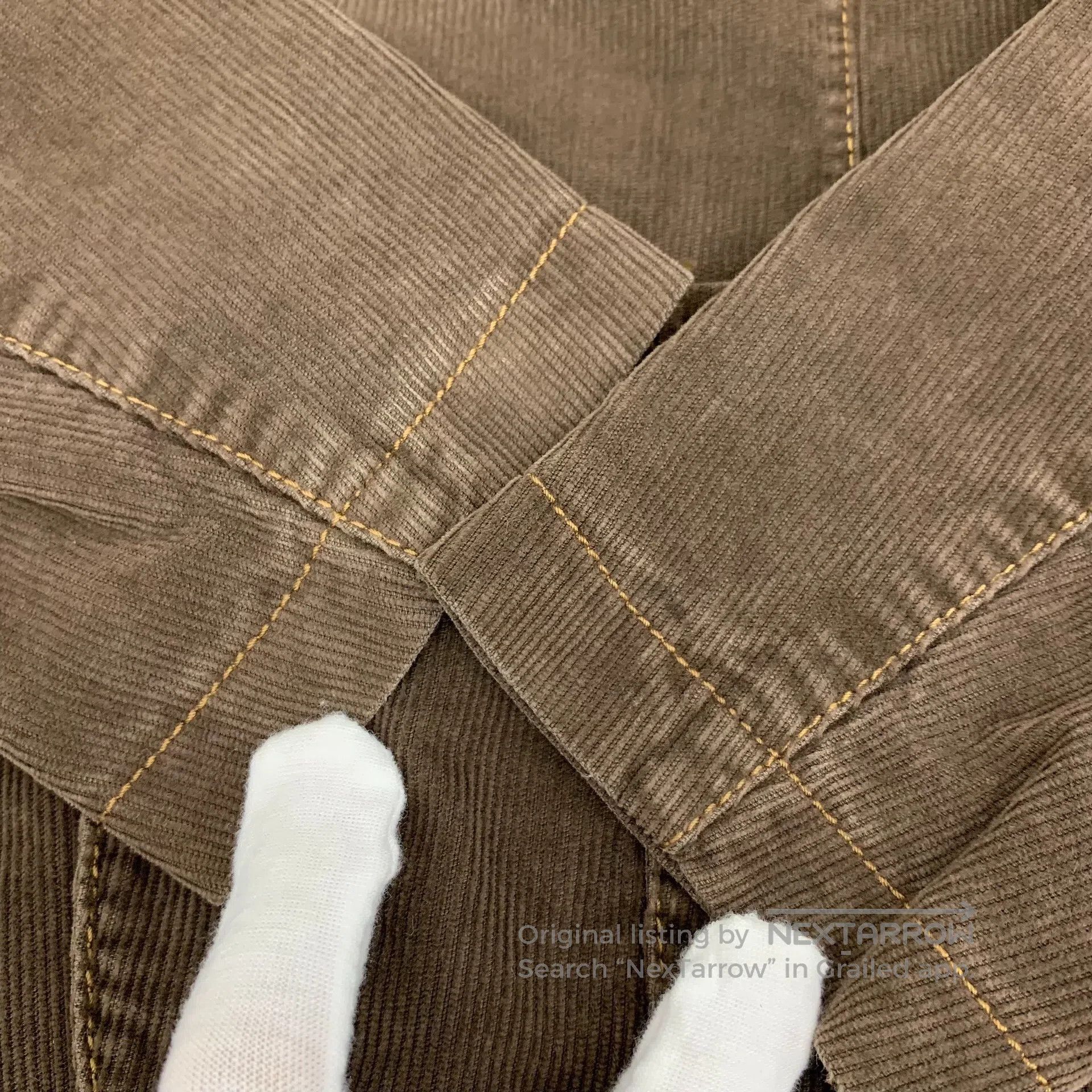 Gucci Guicci size 10 Dark brown cotton collar single-breasted lo Size US M / EU 48-50 / 2 - 9 Thumbnail