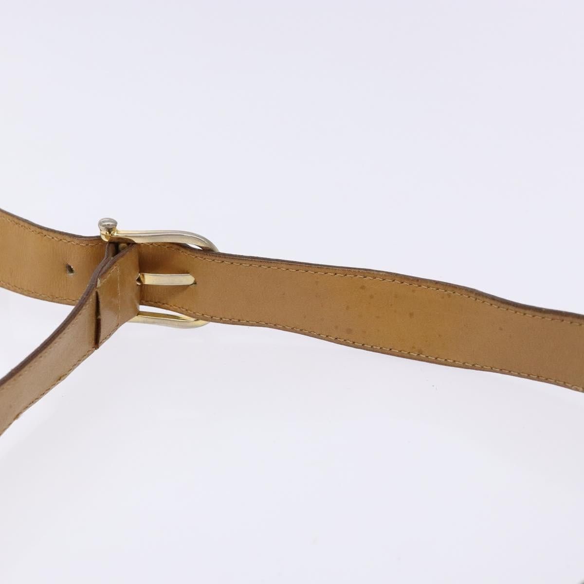 Celine CELINE Macadam Canvas Shoulder Bag Beige Gold Size ONE SIZE - 8 Thumbnail