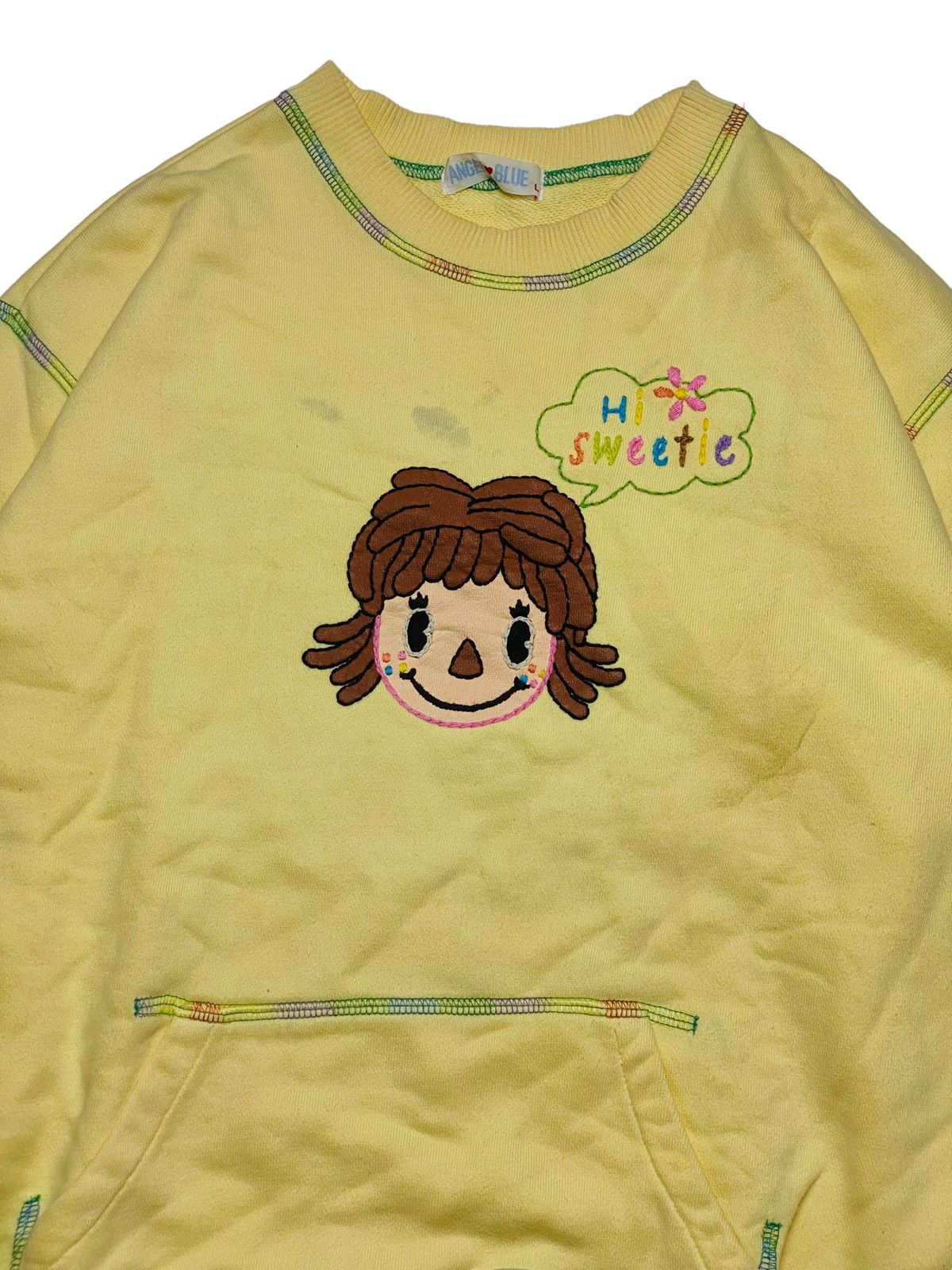 Angel Blue 1990s Angel Blue - Girl Only Mascots Crewneck Size US M / EU 48-50 / 2 - 5 Thumbnail