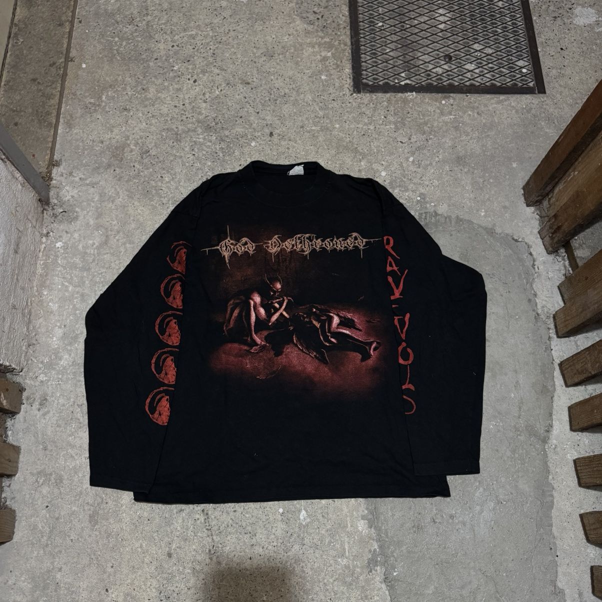 Band Tees × Vintage Vintage God Dethroned Ravenous long sleeve Size US XL / EU 56 / 4 - 1 Thumbnail