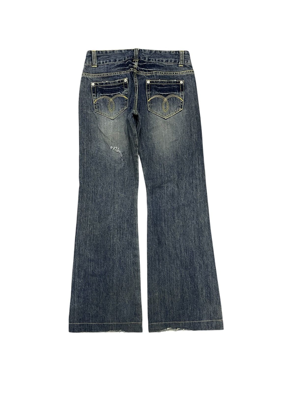 Japanese Brand 2000s LINK IT ALL FLARE JEANS IFSIXWASNINE STYLE Size US 29 - 3 Thumbnail
