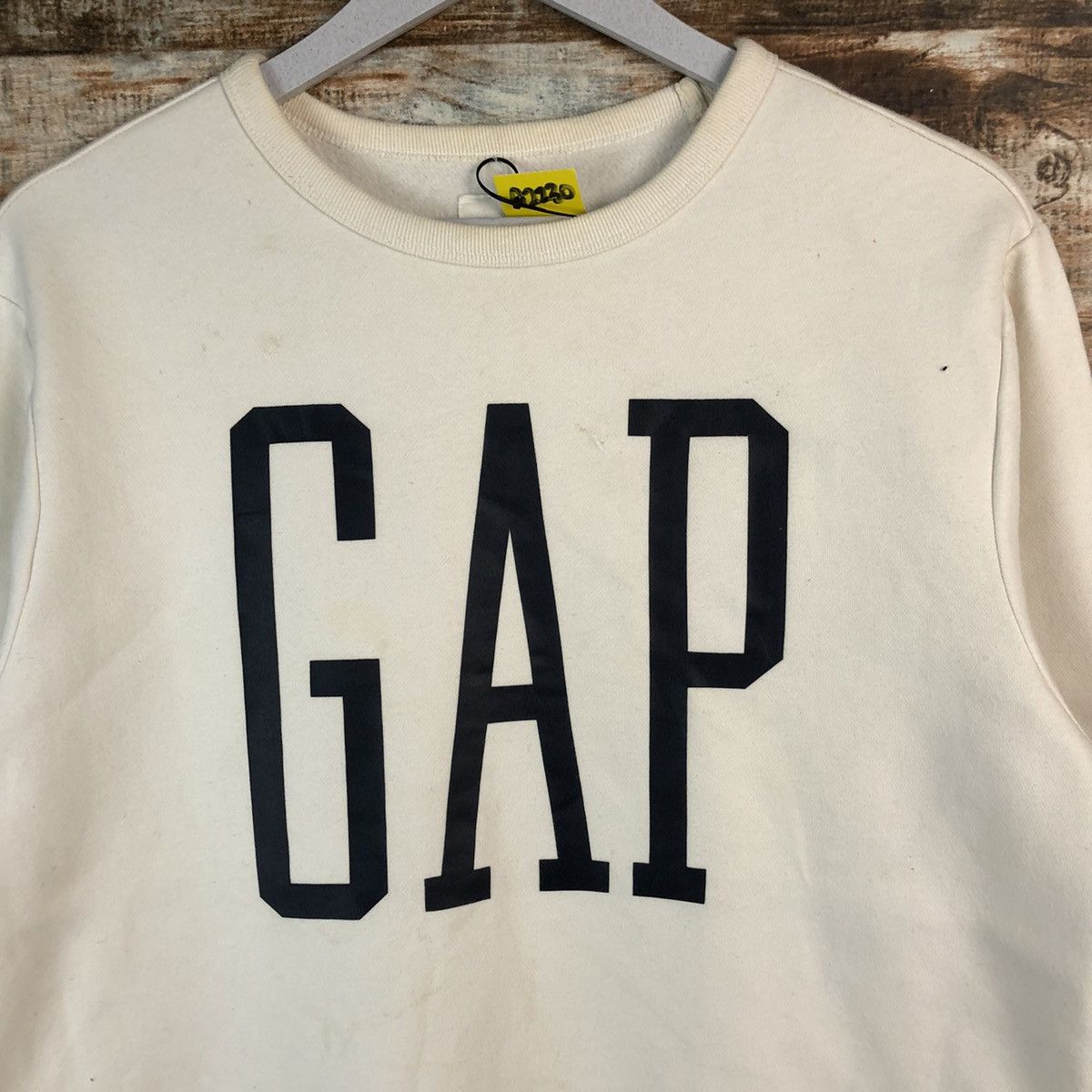 Gap × Vintage Gap vintage White Sweatshirt #A2230 Size US S / EU 44-46 / 1 - 5 Thumbnail