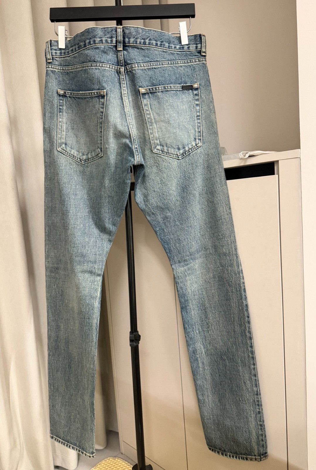 Saint Laurent Paris Saint Laurent 2021FW D18 Washed Distressed Denim Size US 31 - 2 Thumbnail