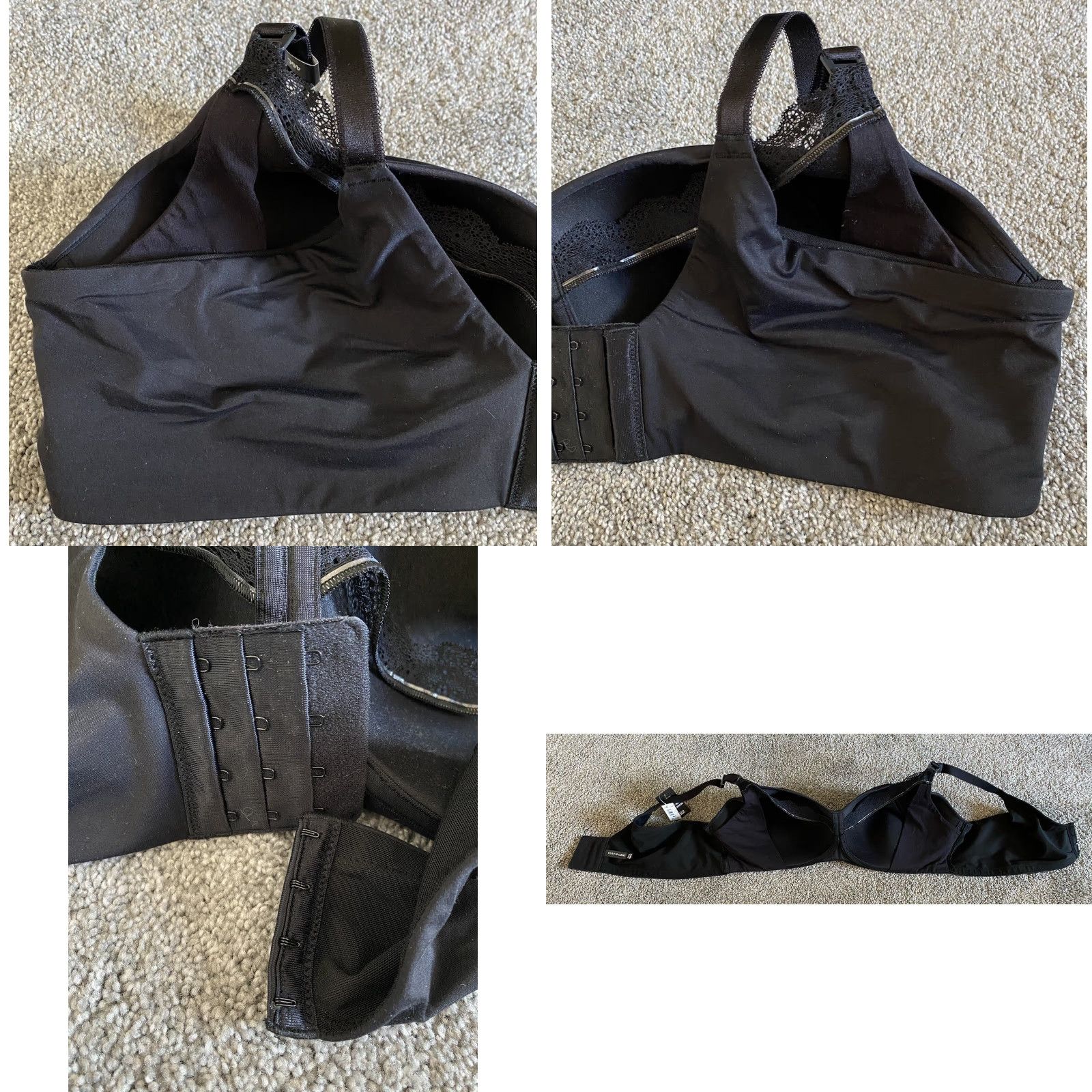 Torrid Torrid Curve Women’s Bra 46C Black Wire Free NWT MSRP New Size ONE SIZE - 8 Thumbnail