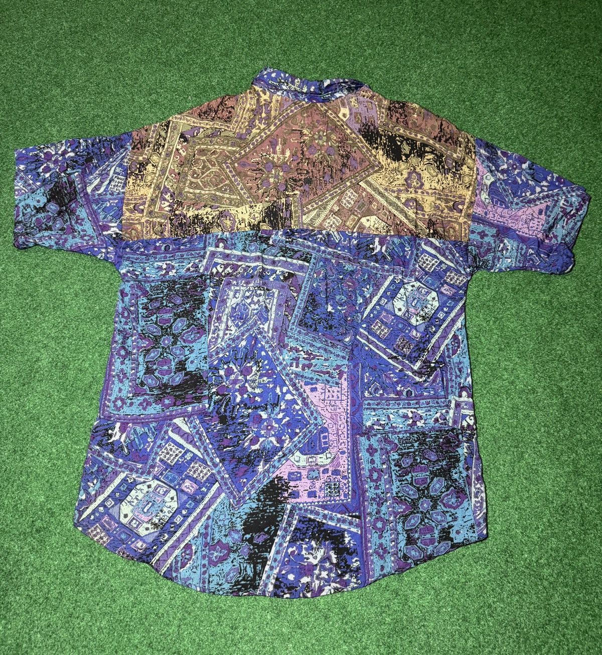 Vintage Vintage 90s Frank Miami Vacation Hawaiian Button Up Shirt Size US L / EU 52-54 / 3 - 4 Thumbnail