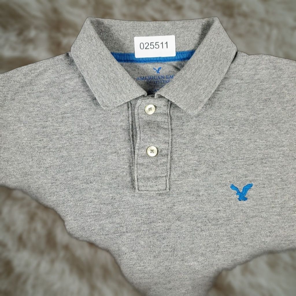 American Eagle Outfitters VINTAGE American Eagle Polo Shirt Men’s Small Gray Short Sleeve Adult Polo Casual Classic Shirt S Gray Personalization: None Size US S / EU 44-46 / 1 - 1 Thumbnail