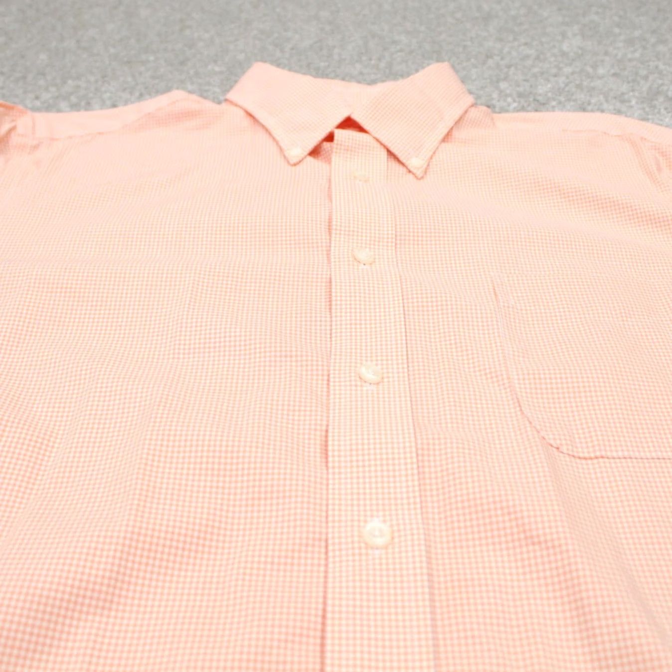 Ralph Lauren LAUREN Ralph Lauren Shirt Mens Large Orange/White Stretch Fabric Regular Fit L/S (Button-Up) Size US L / EU 52-54 / 3 - 4 Thumbnail