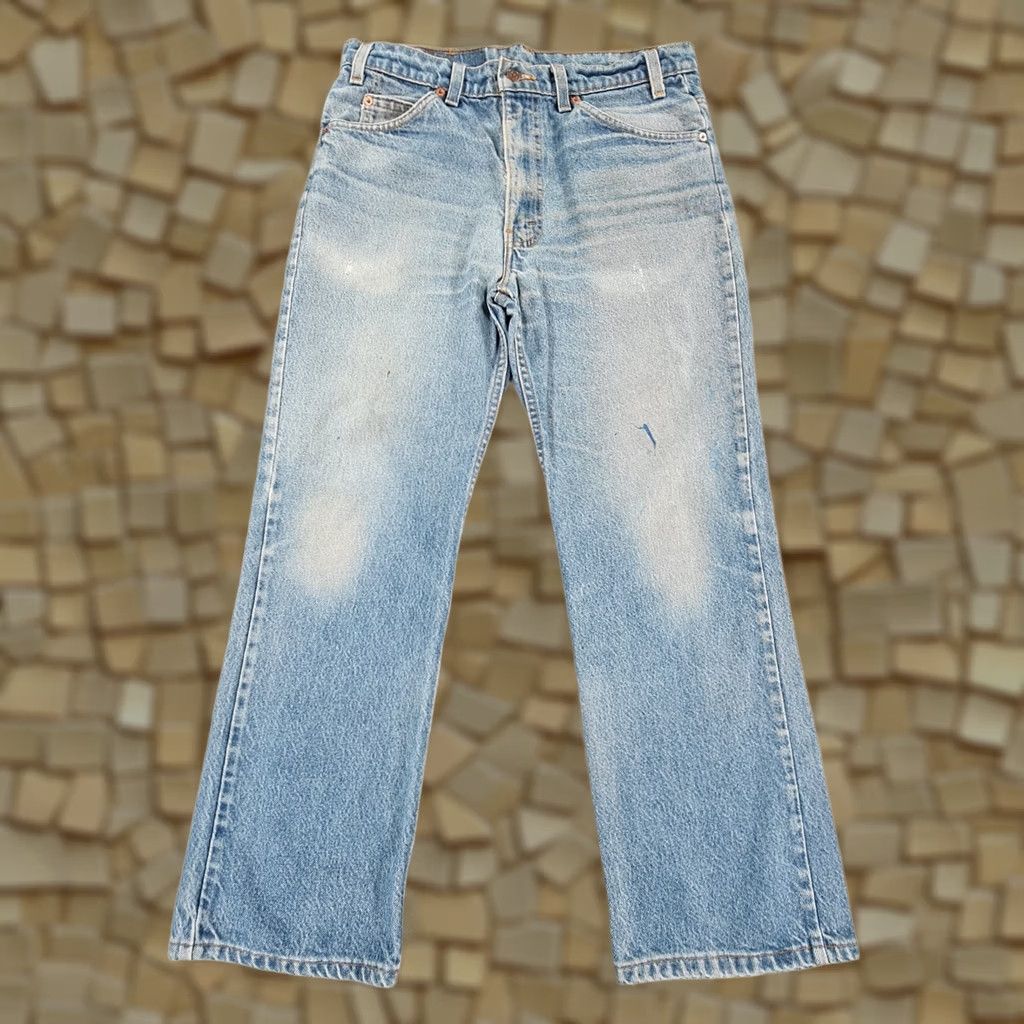 Levi's VINTAGE Levi's 517 Jeans Mens Blue W34 L27 Bootcut Made In USA 90s Denim Pants 5-Pocket Design Women or Mens? Size US 34 / EU 50 - 1 Thumbnail