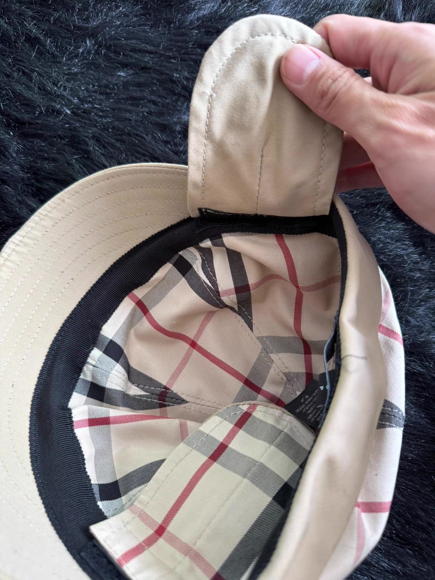 Burberry Gosha × Burberry Trapper Hat Q17 Size ONE SIZE - 2 Thumbnail