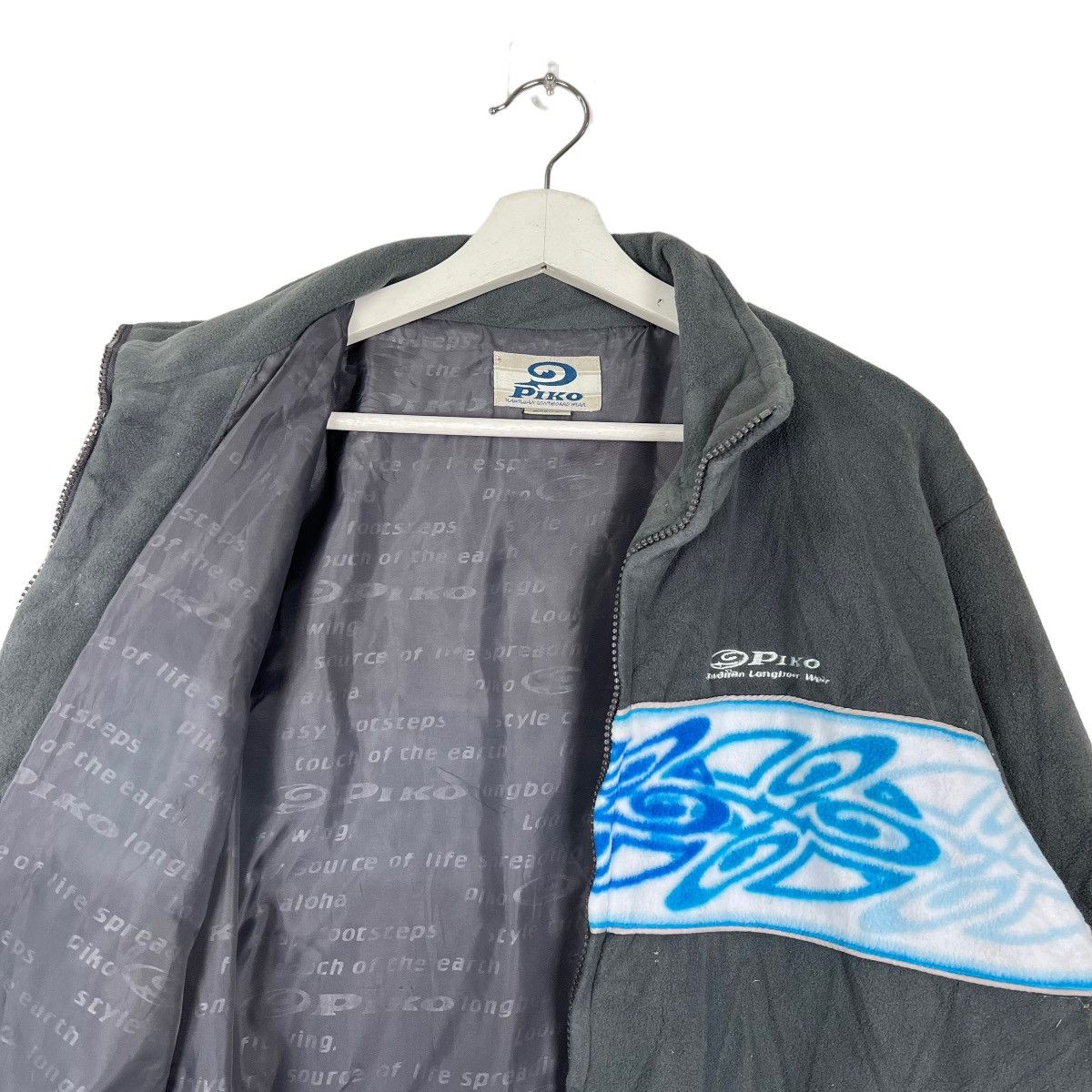 Japanese Brand 🔥 PIKO HAWAII LONGBOARD WEAR FLEECE JACKET Size US M / EU 48-50 / 2 - 10 Thumbnail