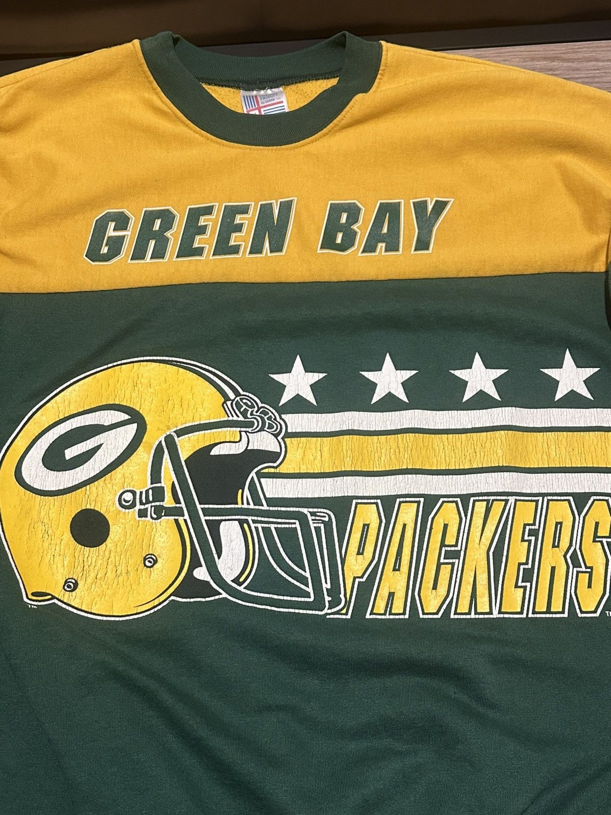Vintage Rare Vintage 80’s Green Bay Packers Sweatshirt Crewneck Size US XL / EU 56 / 4 - 2 Thumbnail