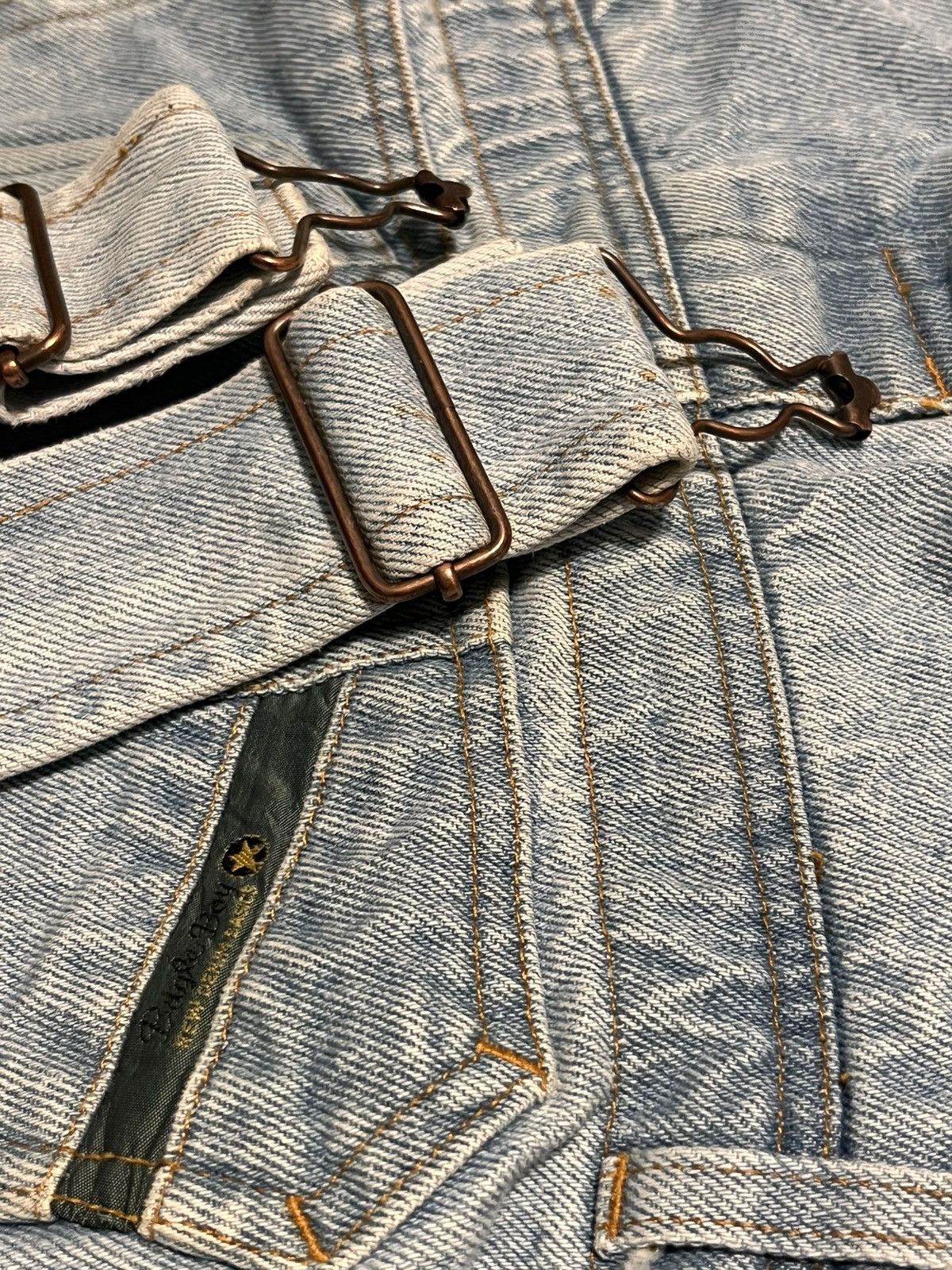 Bugle Boy Bugle Boy Denim Overalls Size 36" / US 14 / IT 50 - 2 Thumbnail