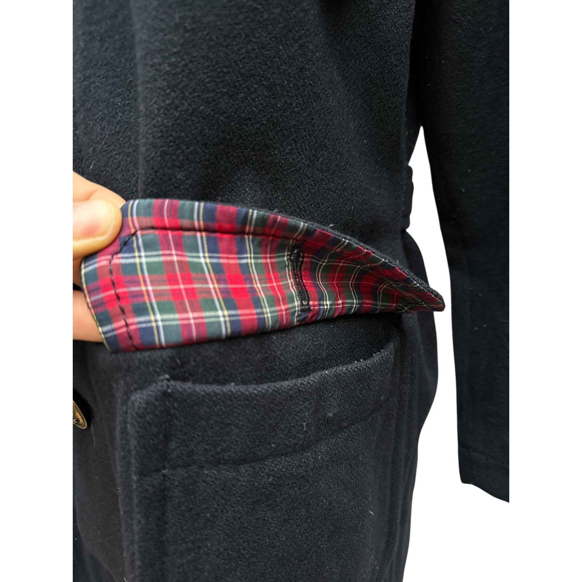 Comme des Garcons Vintage Navy Wool Coat Size M / US 6-8 / IT 42-44 - 6 Thumbnail