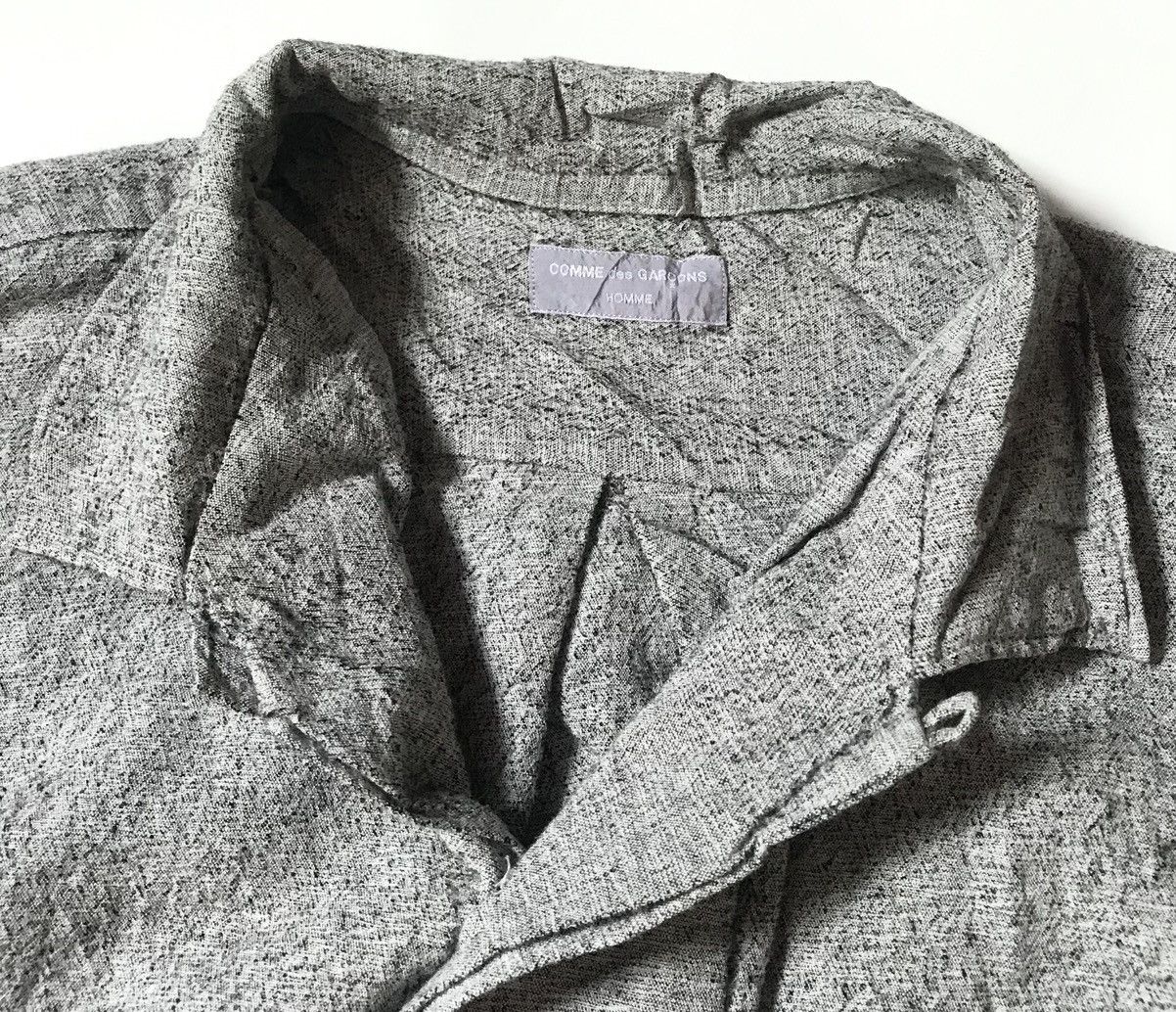 Comme des Garcons Vintage cdg homme open collar grey button up Size US M / EU 48-50 / 2 - 5 Thumbnail