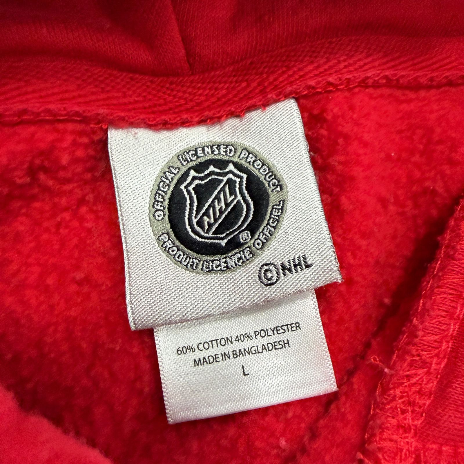 NHL NHL Detroit Red Wings Hoodie Men's Large Red Sweatshirt Size US L / EU 52-54 / 3 - 4 Thumbnail